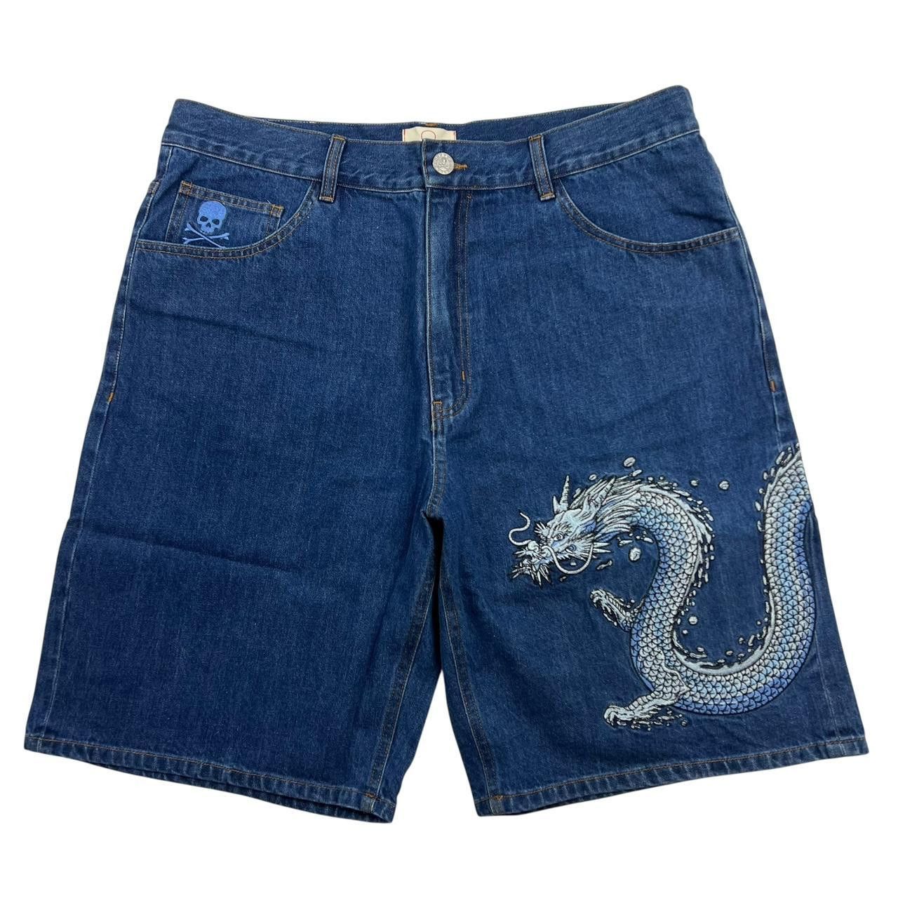 Other Bounty Bodega By Bounty Embroidered Dragon Shorts - Waist 38 Size US 38 / EU 54 - 1 Thumbnail