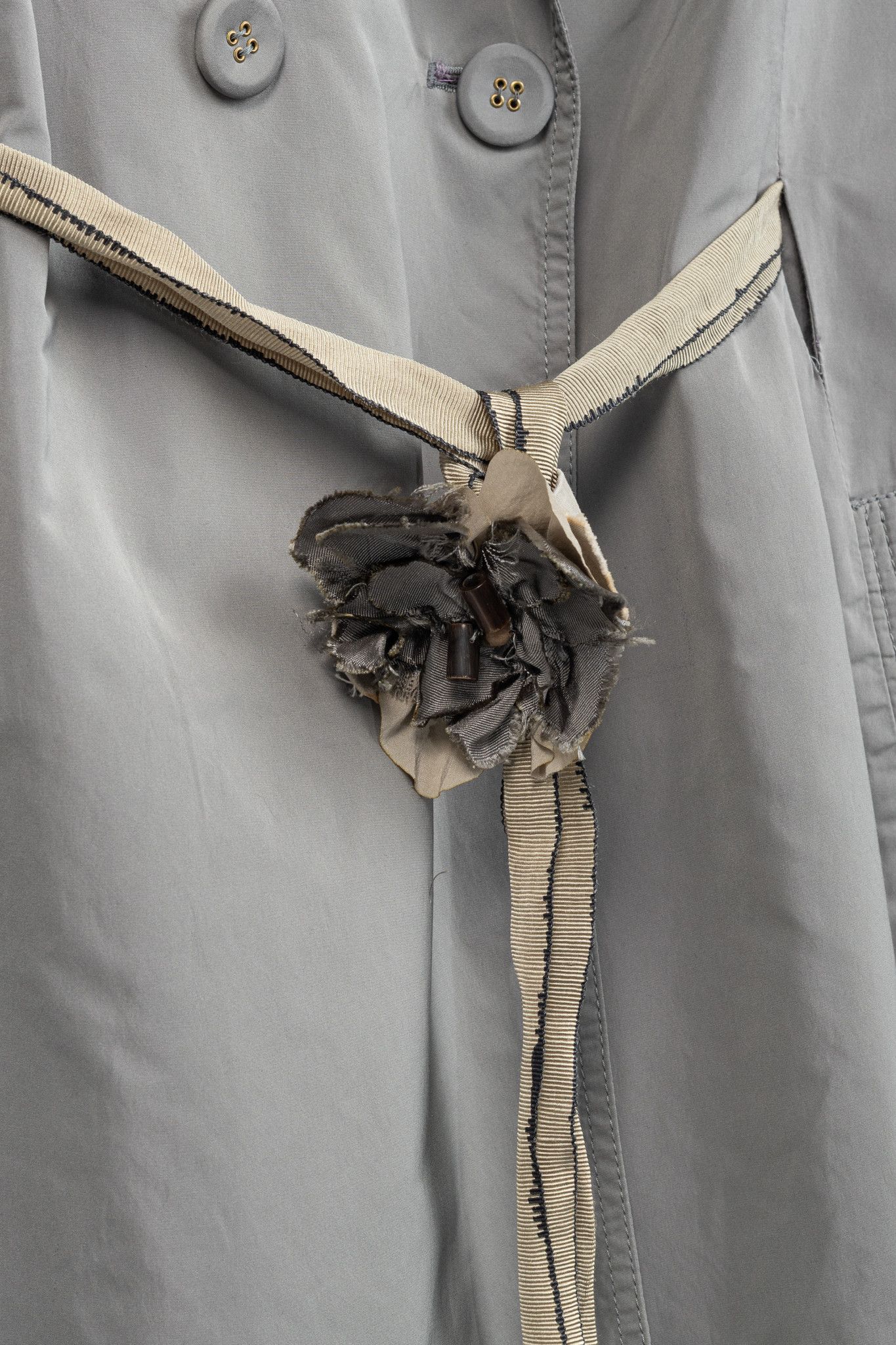 Brunello Cucinelli Brunello Cucinelli Rosette-Belt Short-Sleeve Jacket Size XXL / US 16-18 / IT 52-54 - 6 Thumbnail