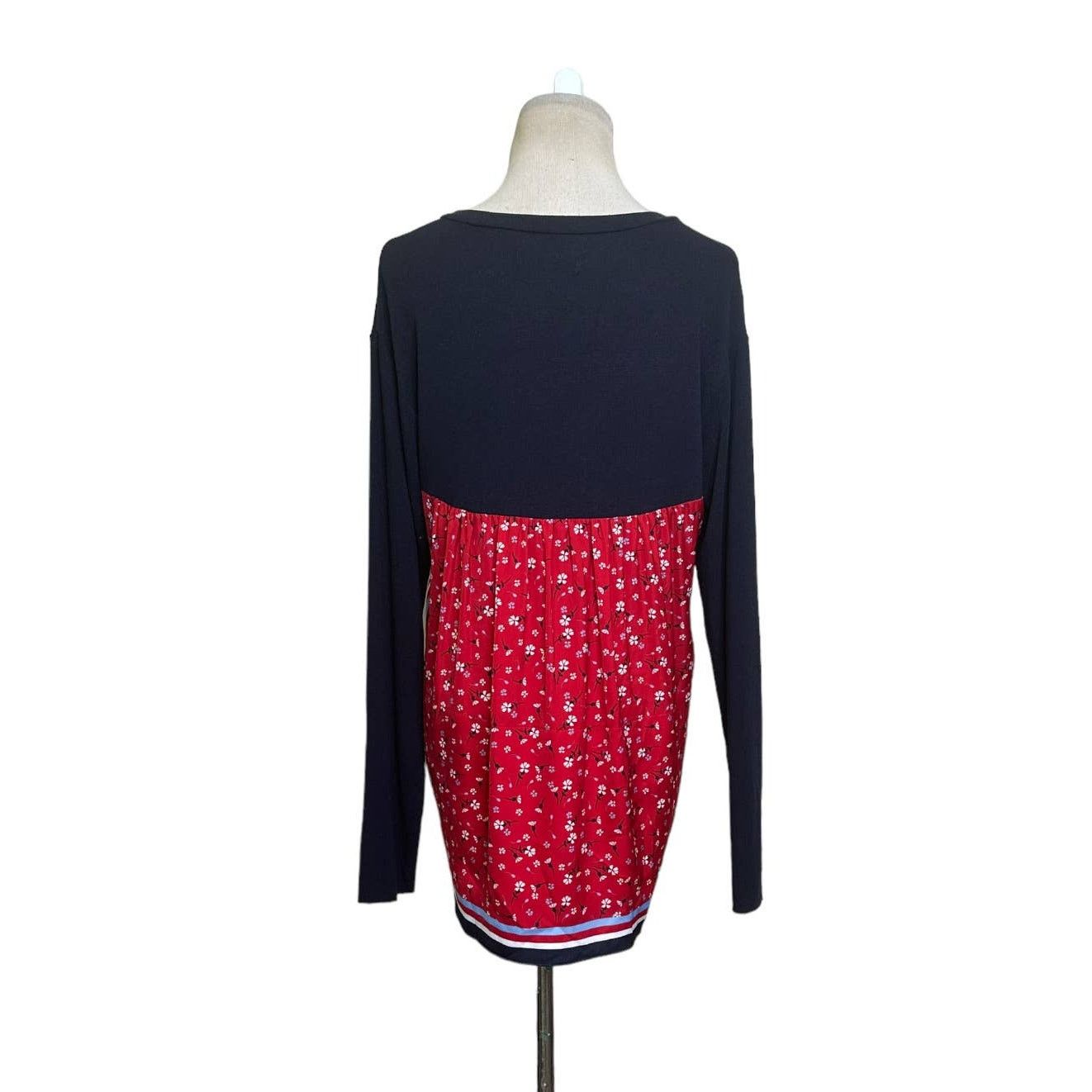 Bailey 44 Bailey/44 black red floral hi low tunic top size small Size S / US 4 / IT 40 - 9 Thumbnail