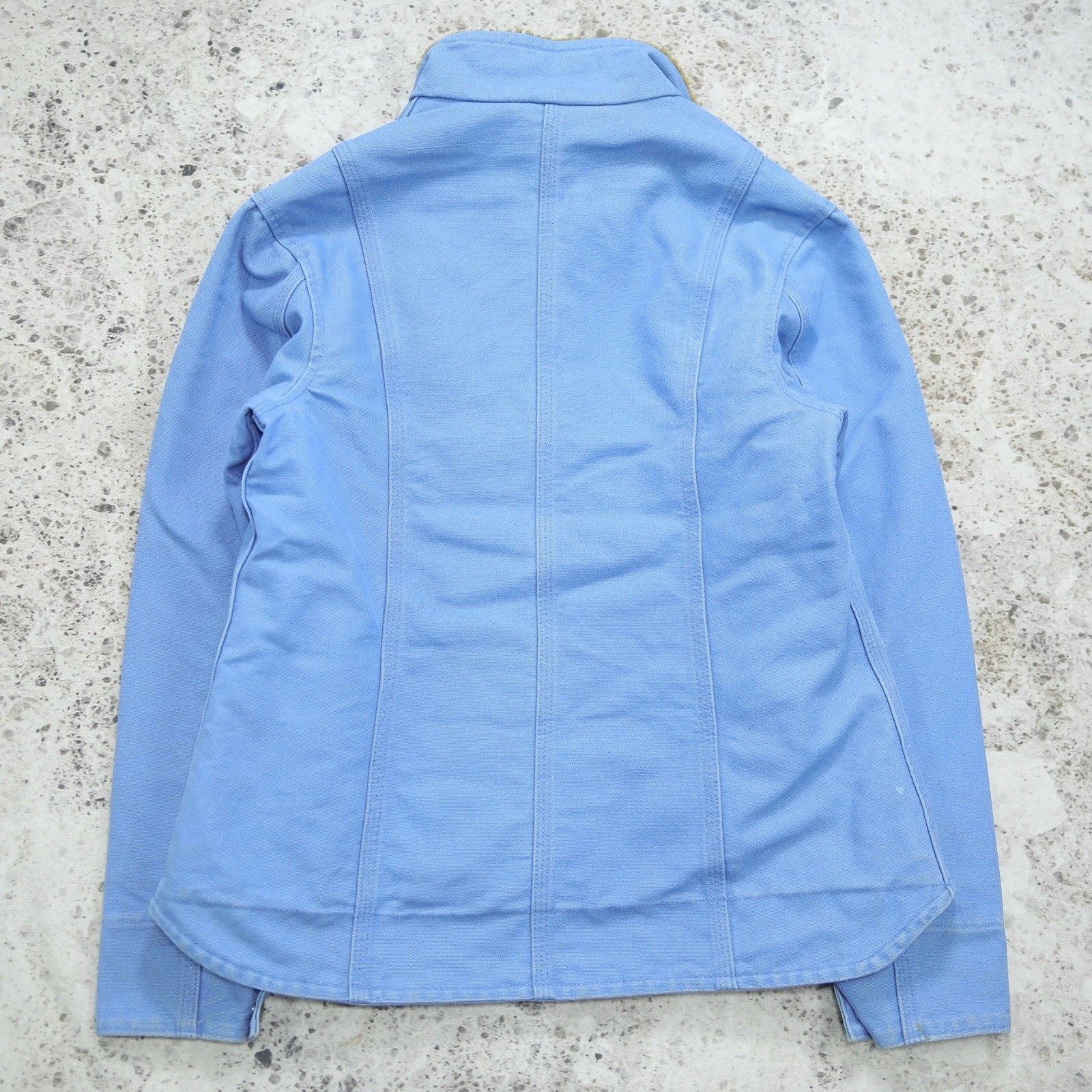 Carhartt Vintage Carhartt WJ022 FHB Blue WOMENS Jacket Sherpa Lined Size US M / EU 48-50 / 2 - 4 Thumbnail