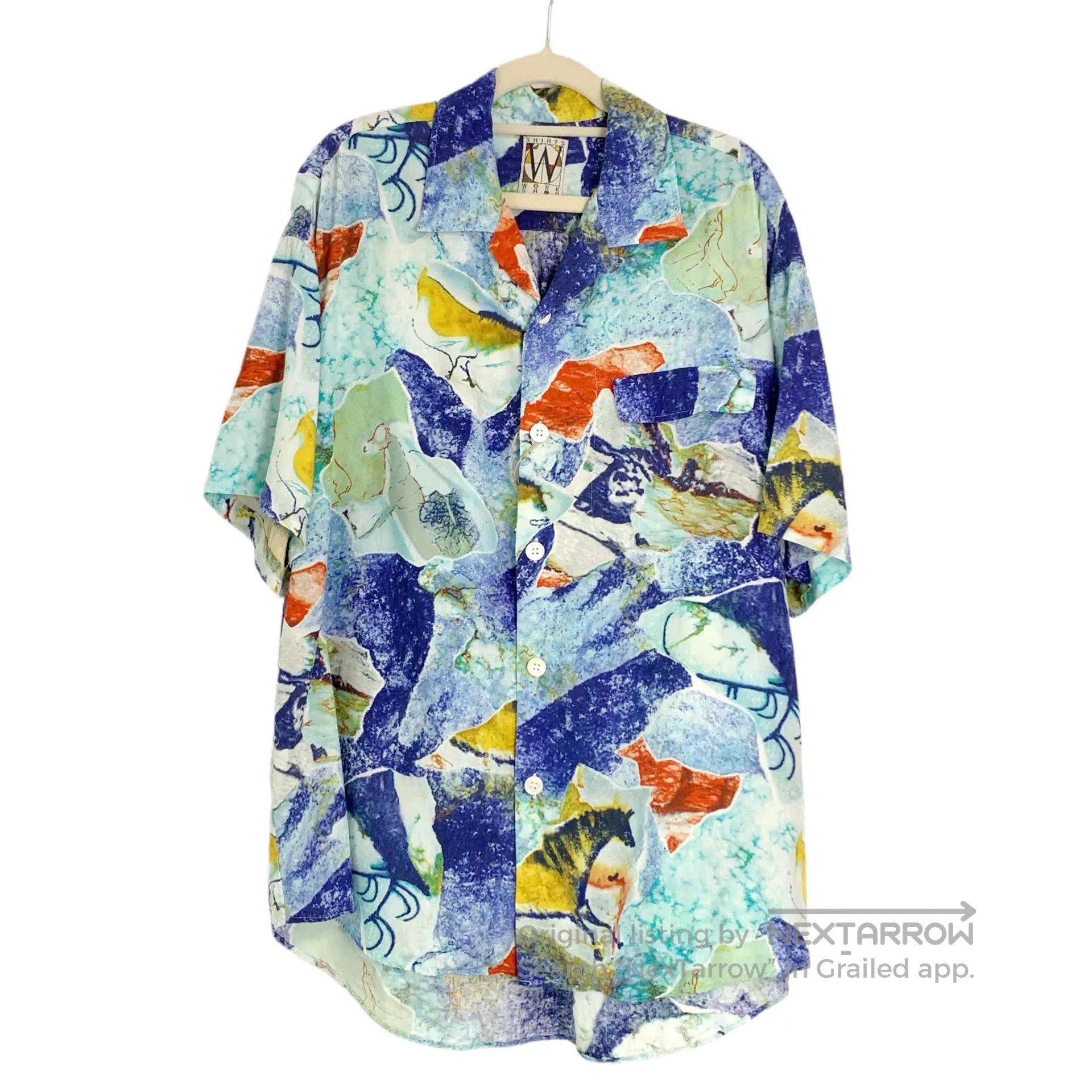 Yohji Yamamoto Cuban Collar Shirt.