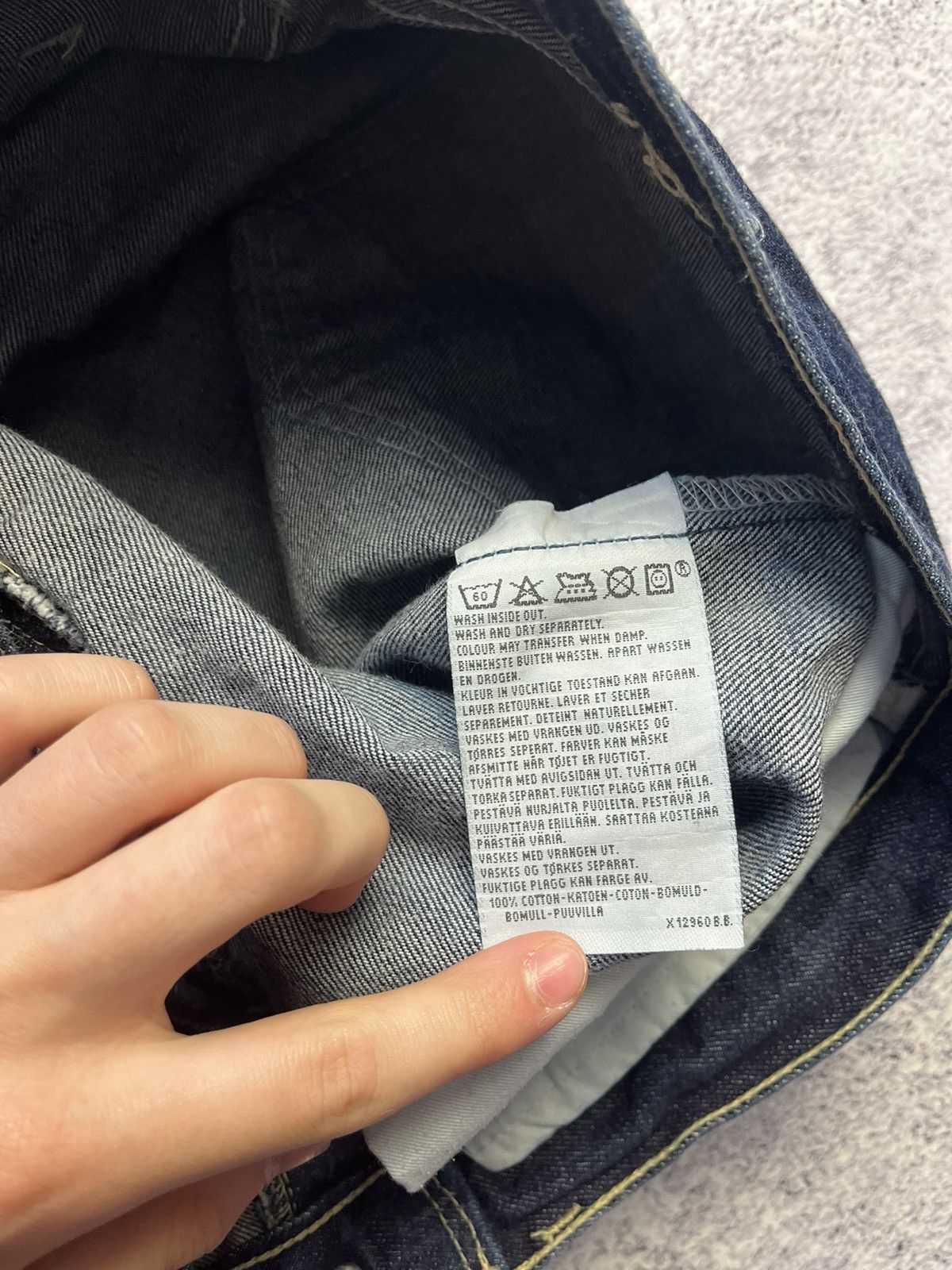 Levi's Vintage 90s Levis Blue Wash Style Baggy Jeans Y2K Rare Size US 36 / EU 52 - 12 Thumbnail