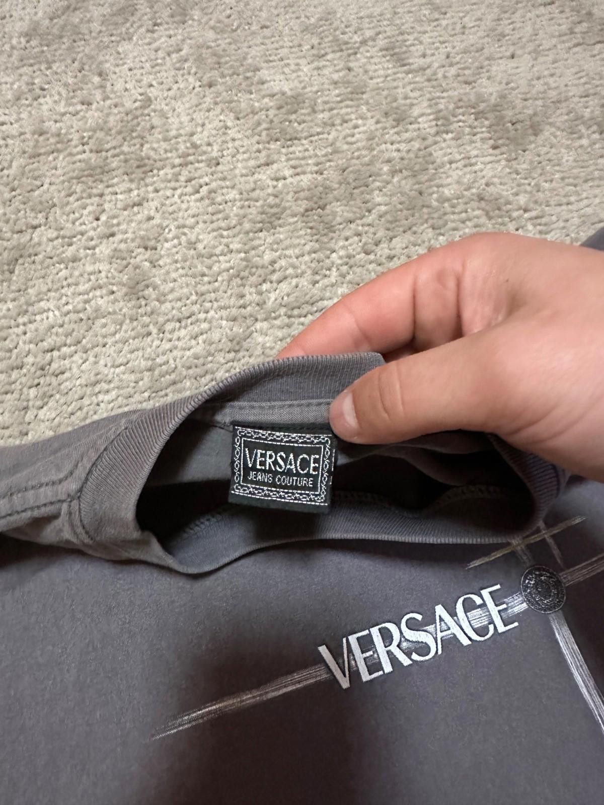 Versace Jeans Couture Vintage 1990s Versace Jeans Couture Washed Logo T-Shirt Size US M / EU 48-50 / 2 - 4 Thumbnail