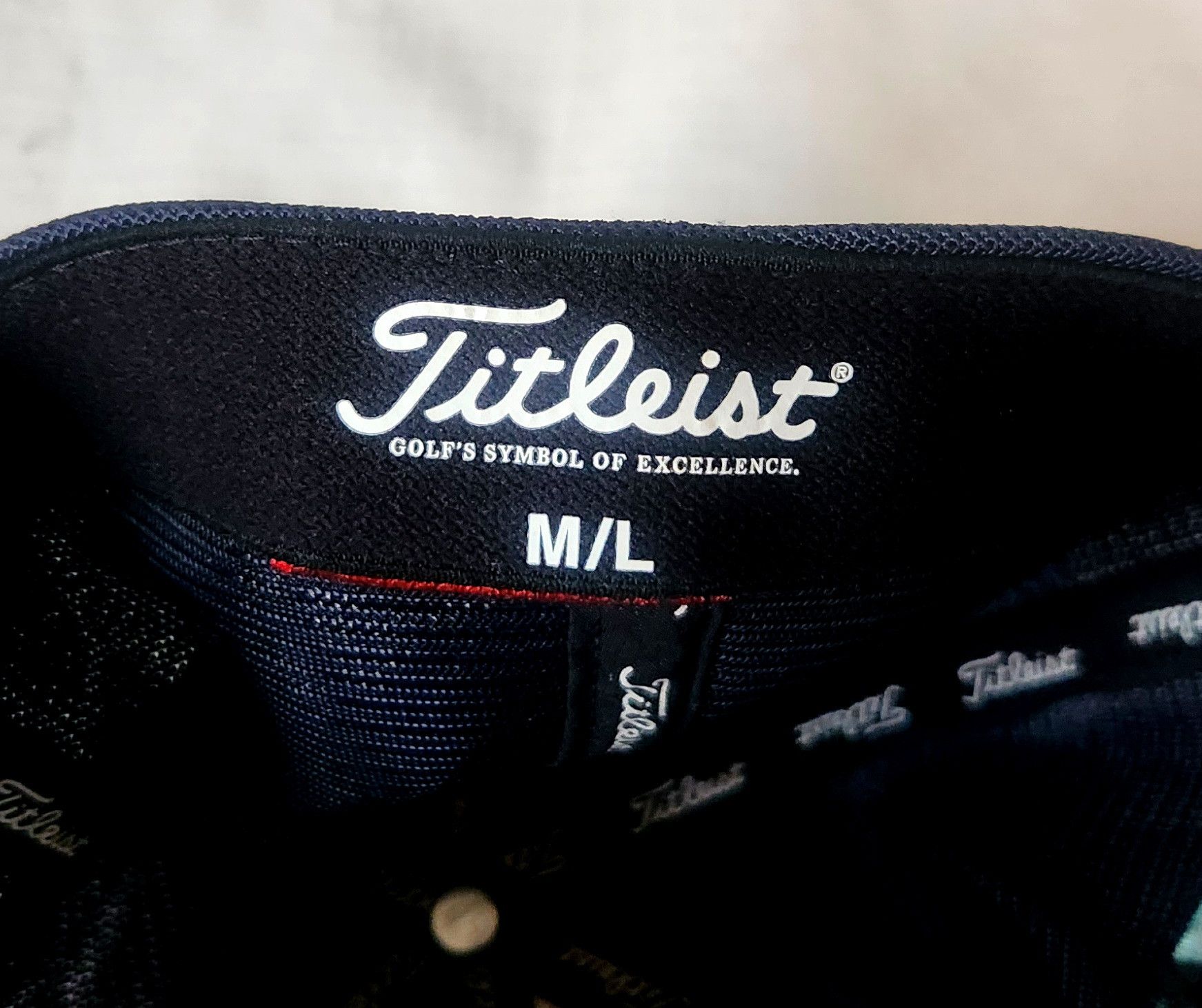 Titleist Titleist Tour Performance Golf Hat FJ Pro V1 Fitted M/L Size ONE SIZE - 7 Thumbnail