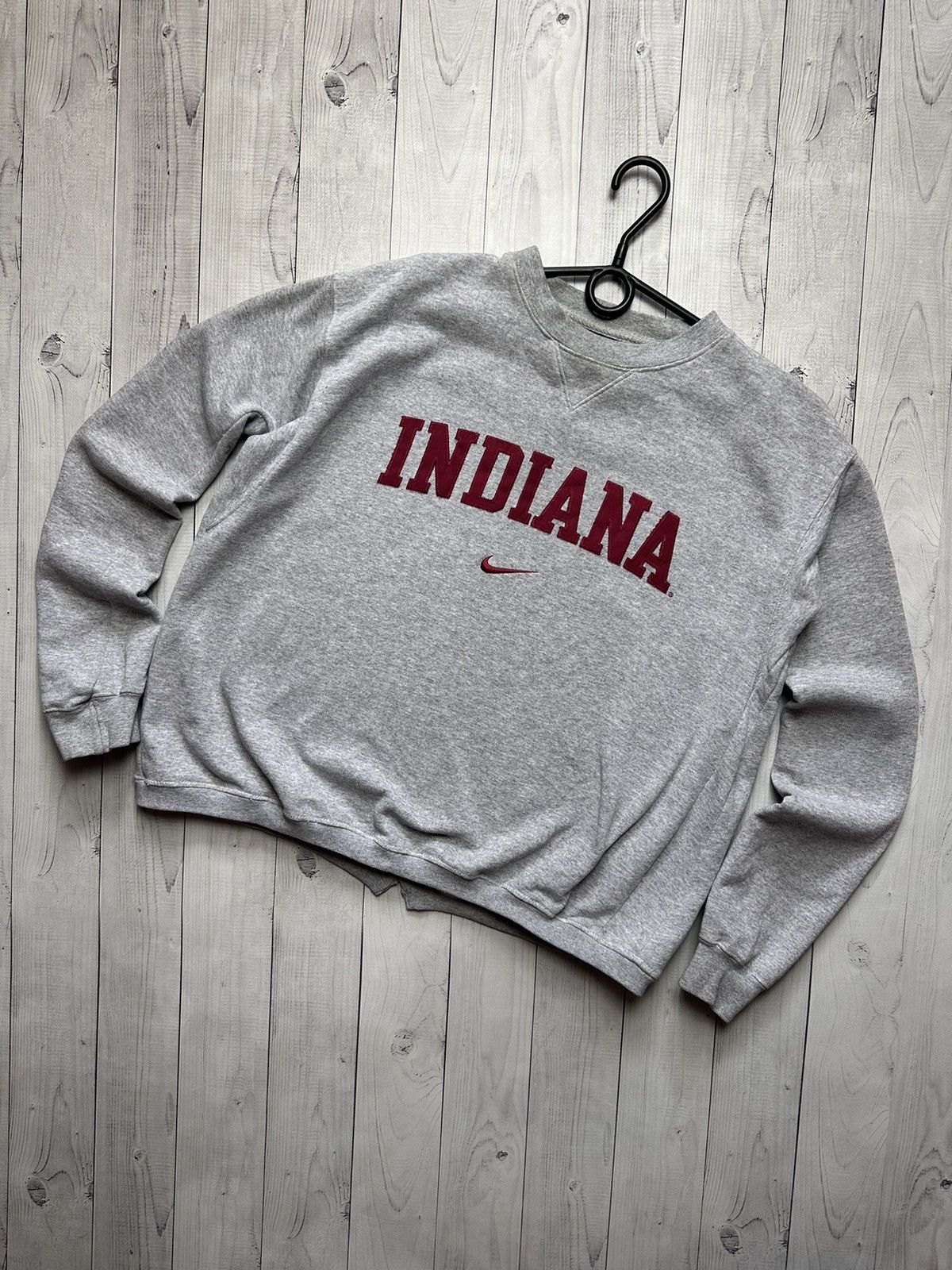 Nike × Vintage Vintage Nike Indiana sweatshirt logo size Women’s M/L Size L / US 10 / IT 46 - 1 Thumbnail