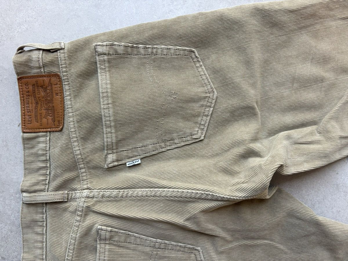 Levi's Levis corduroy 5 pocket chinos slim straight Size US 32 / EU 48 - 5 Thumbnail