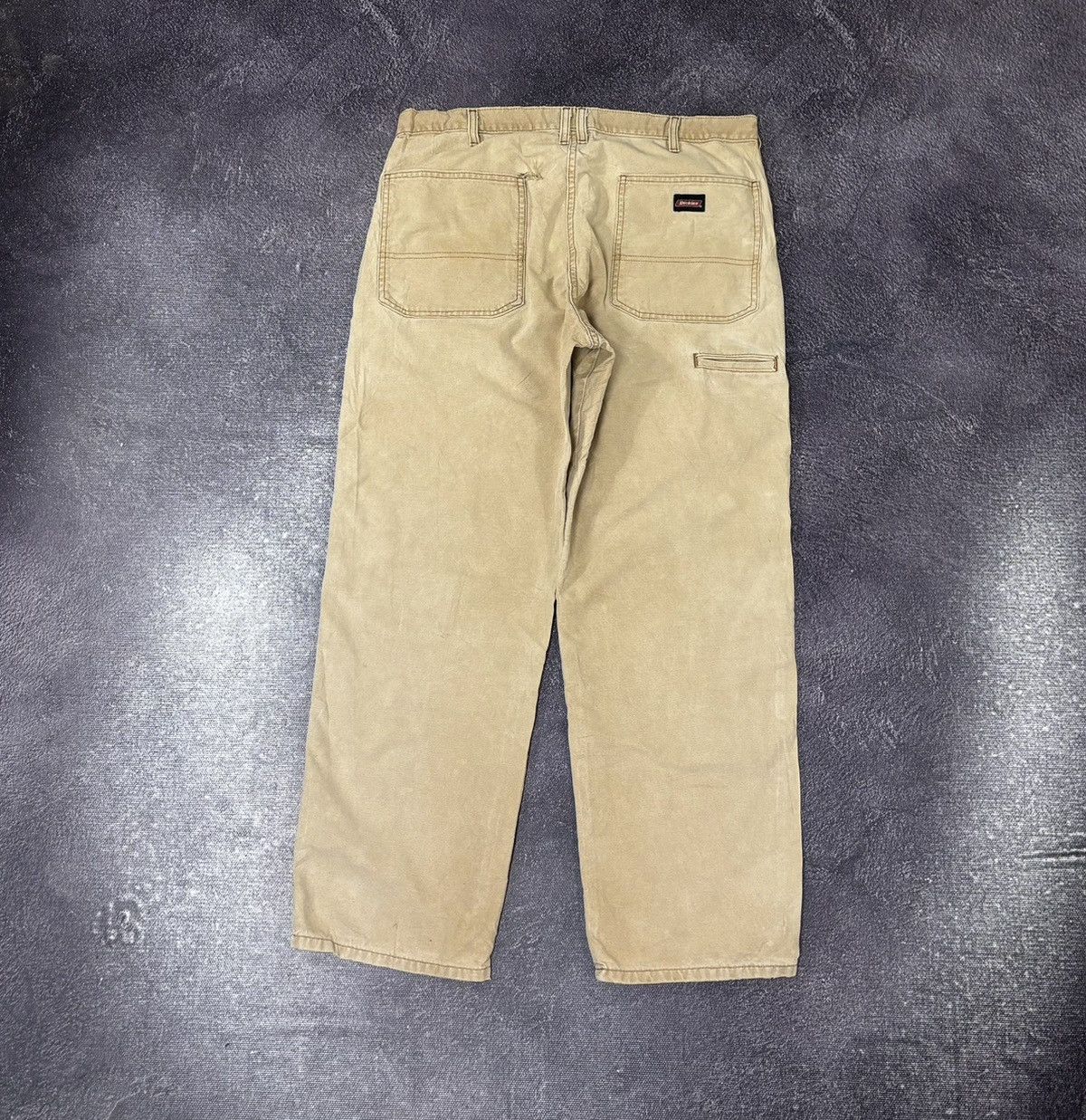 Dickies Vintage Dickies Faded Cream USA Hype Baggy Pants Jeans Size US 36 / EU 52 - 1 Thumbnail