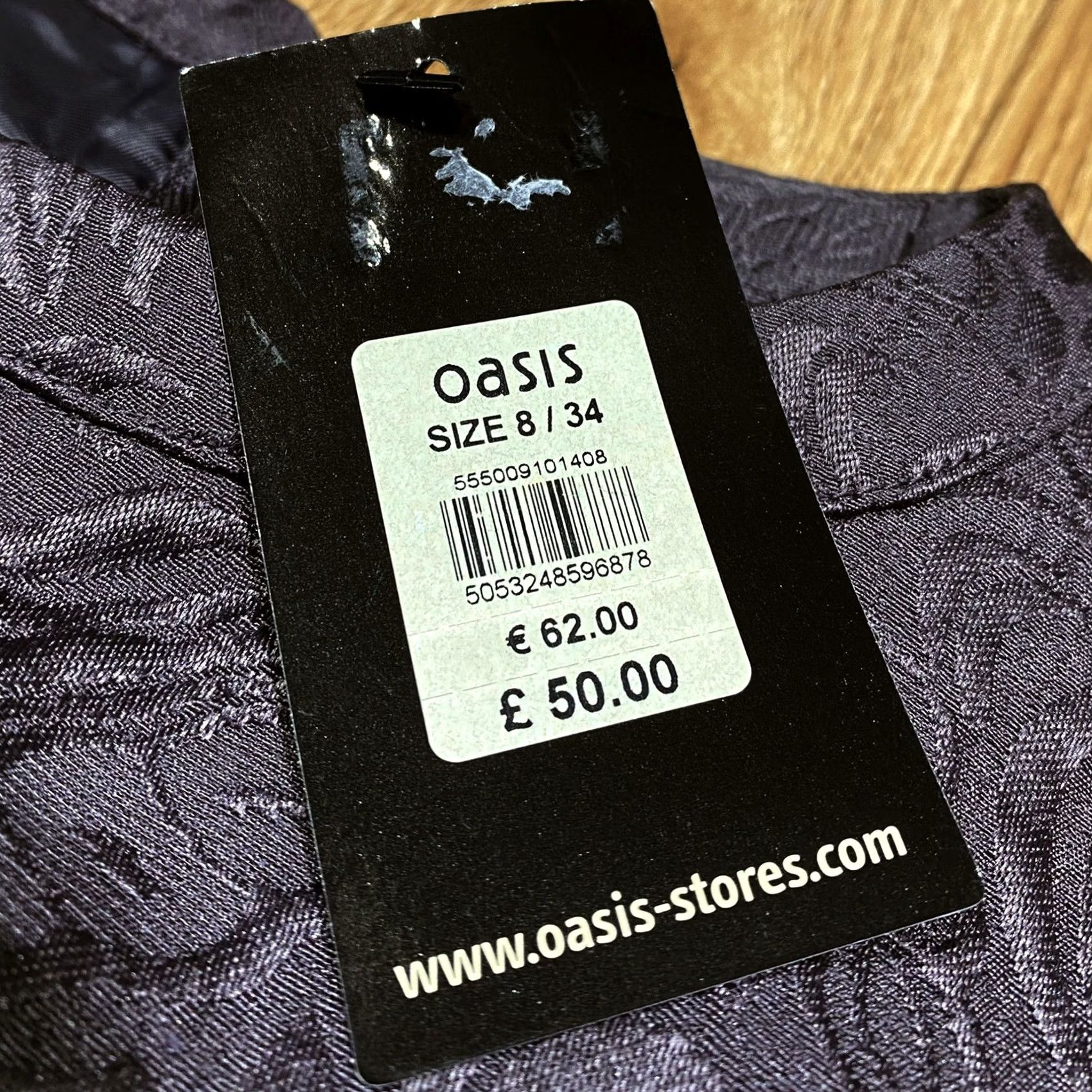 Vintage Oasis Floral Dress Crew Neck Sleeveless UK 8 Women’s Bnwt Party/Cocktail Dress Knee Length Vintage No Unknown Colour Unknown Womens Size M / US 6-8 / IT 42-44 - 4 Thumbnail
