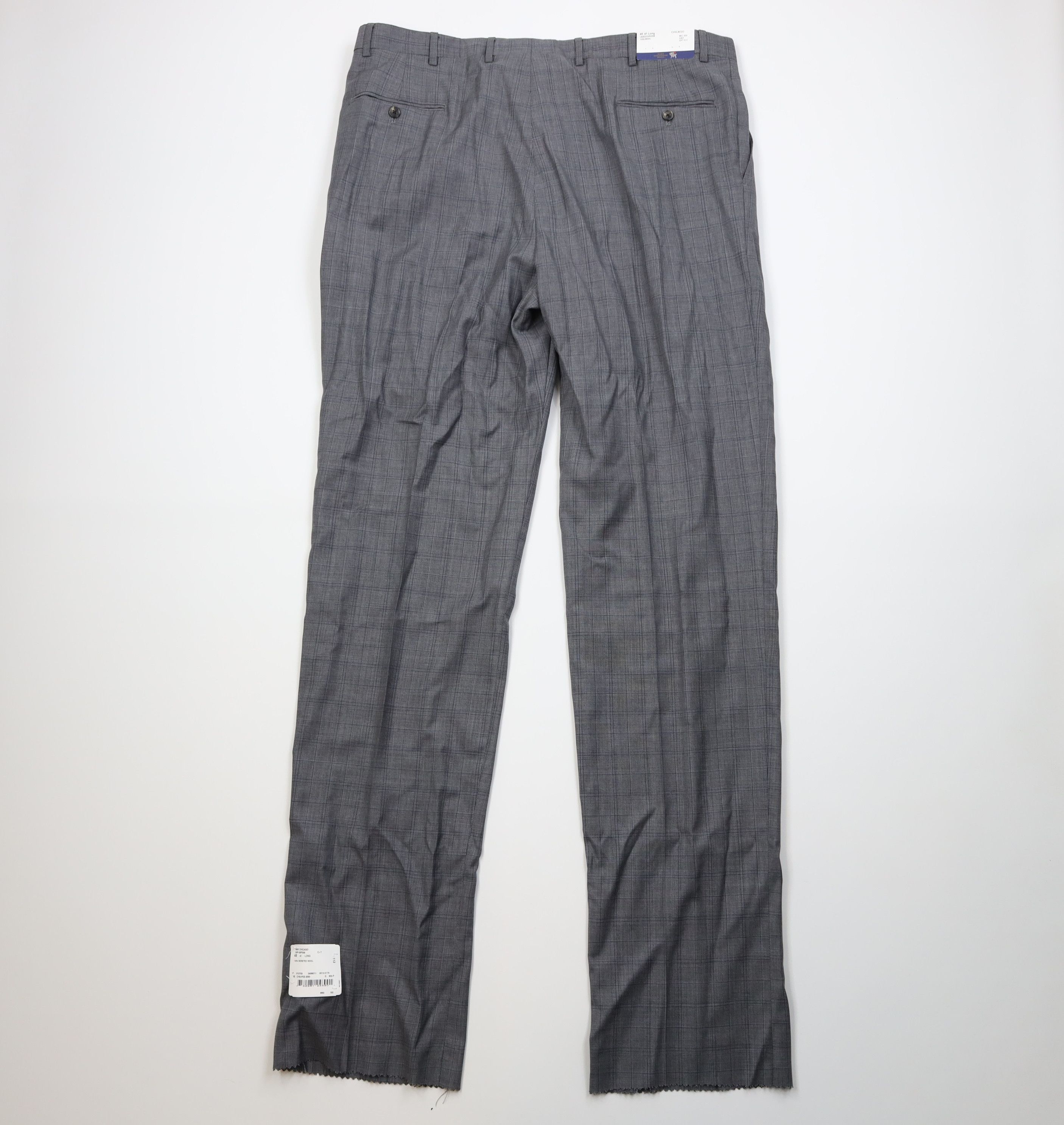 Vintage Deadstock Vintage Streetwear Wool Chino Pants Gray Plaid Size US 43 - 9 Thumbnail