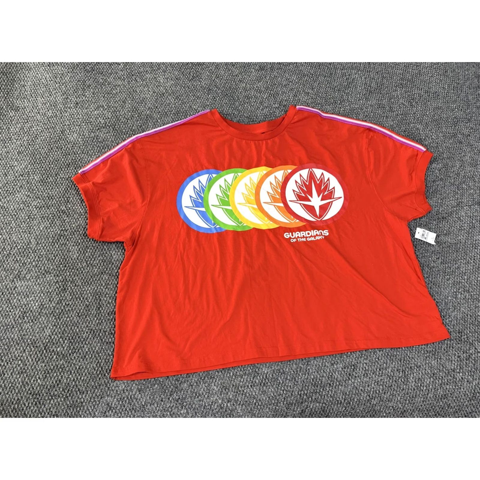 Vintage VINTAGE Marvel Shirt Womens 3X Red Guardians Of The Galaxy Stripe Sleeve Graphic Tee Size XXL / US 16-18 / IT 52-54 - 2 Thumbnail