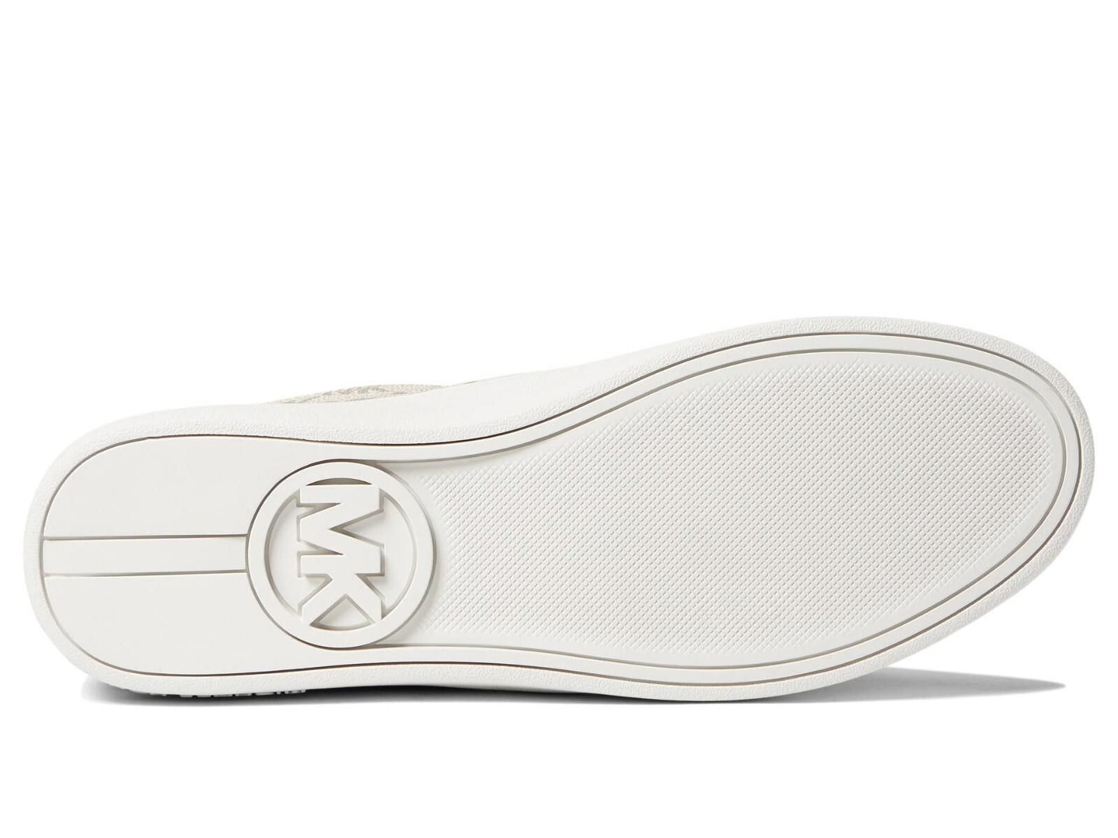 Michael Kors Womens Michael Kors Juno Stripe Lace-Up Shoe Vanilla 9 M NEW Size US 9 / IT 39 - 2 Thumbnail