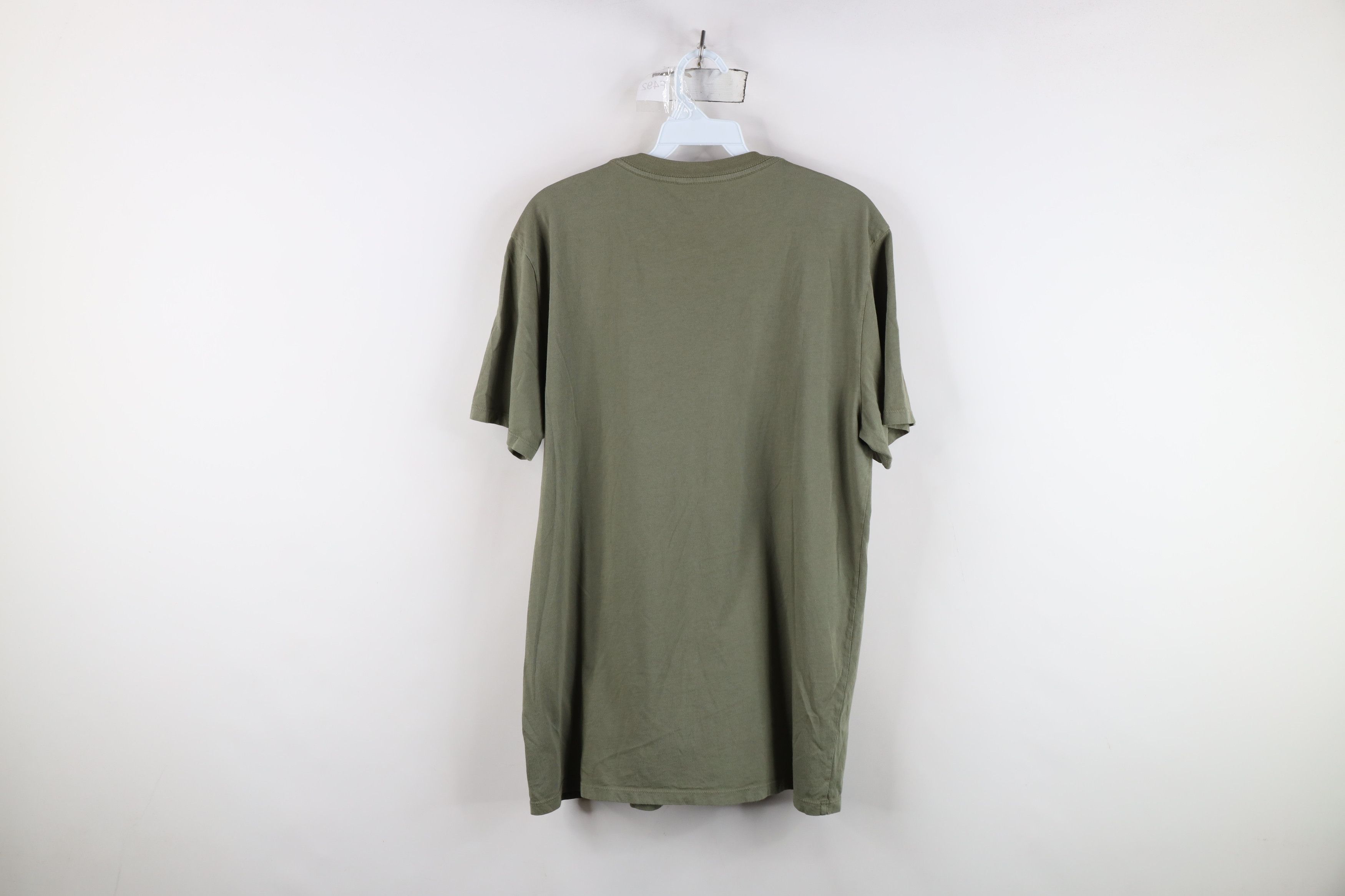 Everlane Everlane Blank Cotton Short Sleeve T-Shirt Green USA Size US L / EU 52-54 / 3 - 11 Thumbnail
