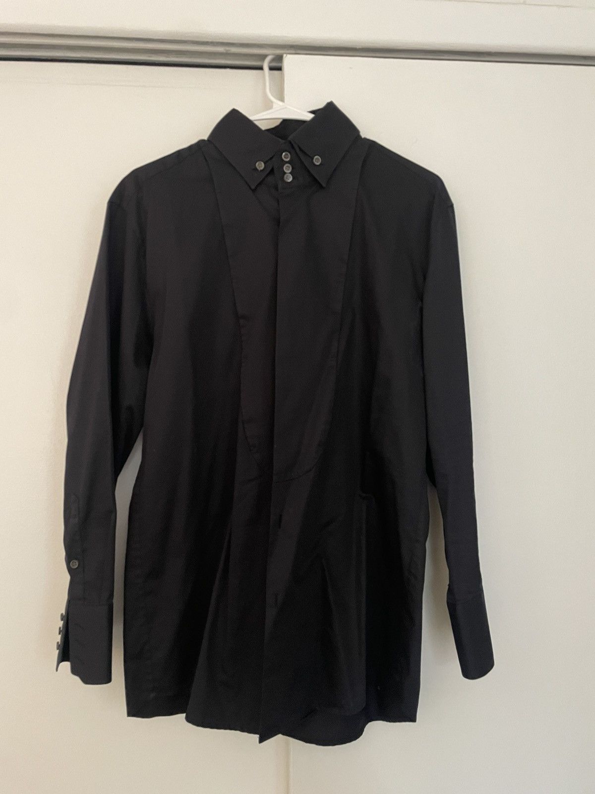 Wooyoungmi Wooyoungmi - men’s black button down - size 52 Asia / 42 US Size US L / EU 52-54 / 3 - 2 Thumbnail