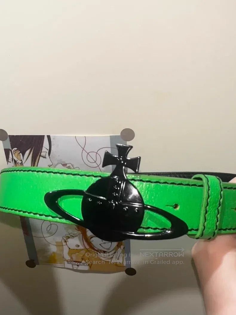Vivienne Westwood Vivienne Westwood Green large logo belt Size ONE SIZE - 4 Thumbnail