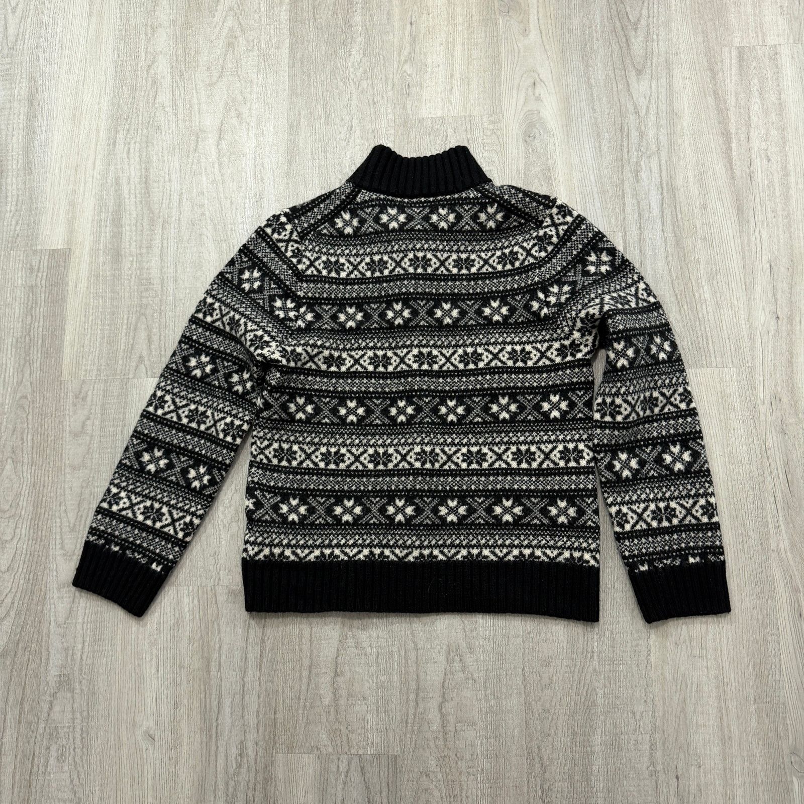 Brooks Brothers Brooks Brothers Merino Wool Fair Isle Mockneck Sweater XS Size US XS / EU 42 / 0 - 7 Thumbnail