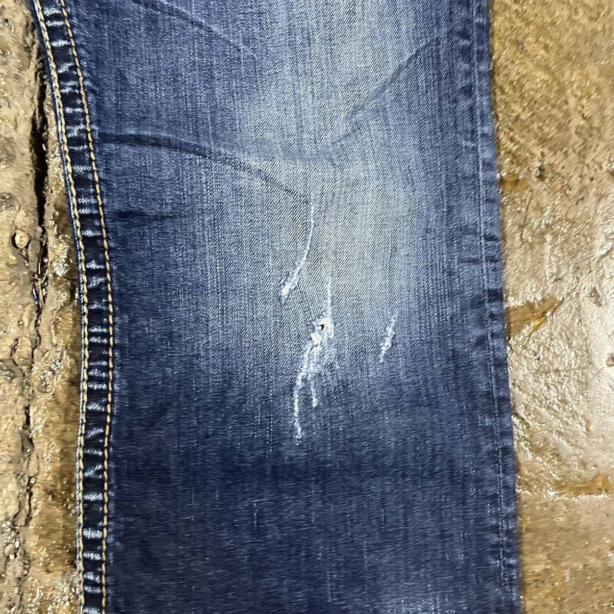 Affliction × Vintage Crazy Y2K Affliction Style Jeans Faded Boot Cut Wide Leg Size US 36 / EU 52 - 10 Thumbnail
