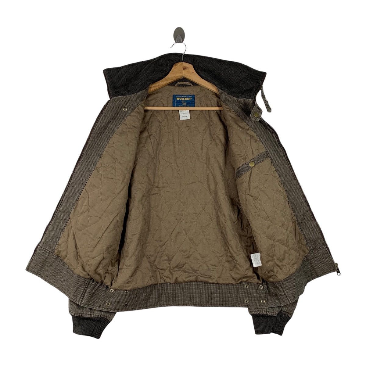 Vintage × Woolrich Woolen Mills Vintage WOOLRICH Casualwear Designer Cotton Bomber Jacket Size US M / EU 48-50 / 2 - 3 Thumbnail