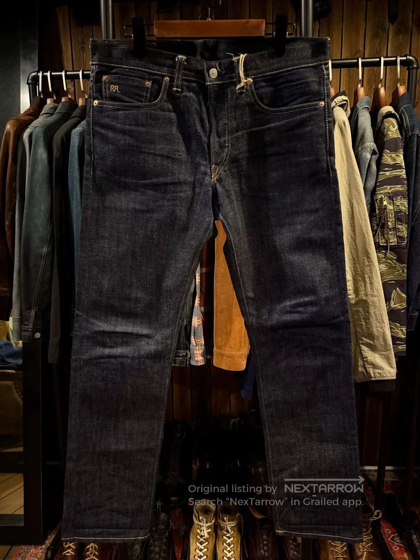 RRL Ralph Lauren RRL Classic Blue Jeans. Size US 34 / EU 50 - 1 Thumbnail