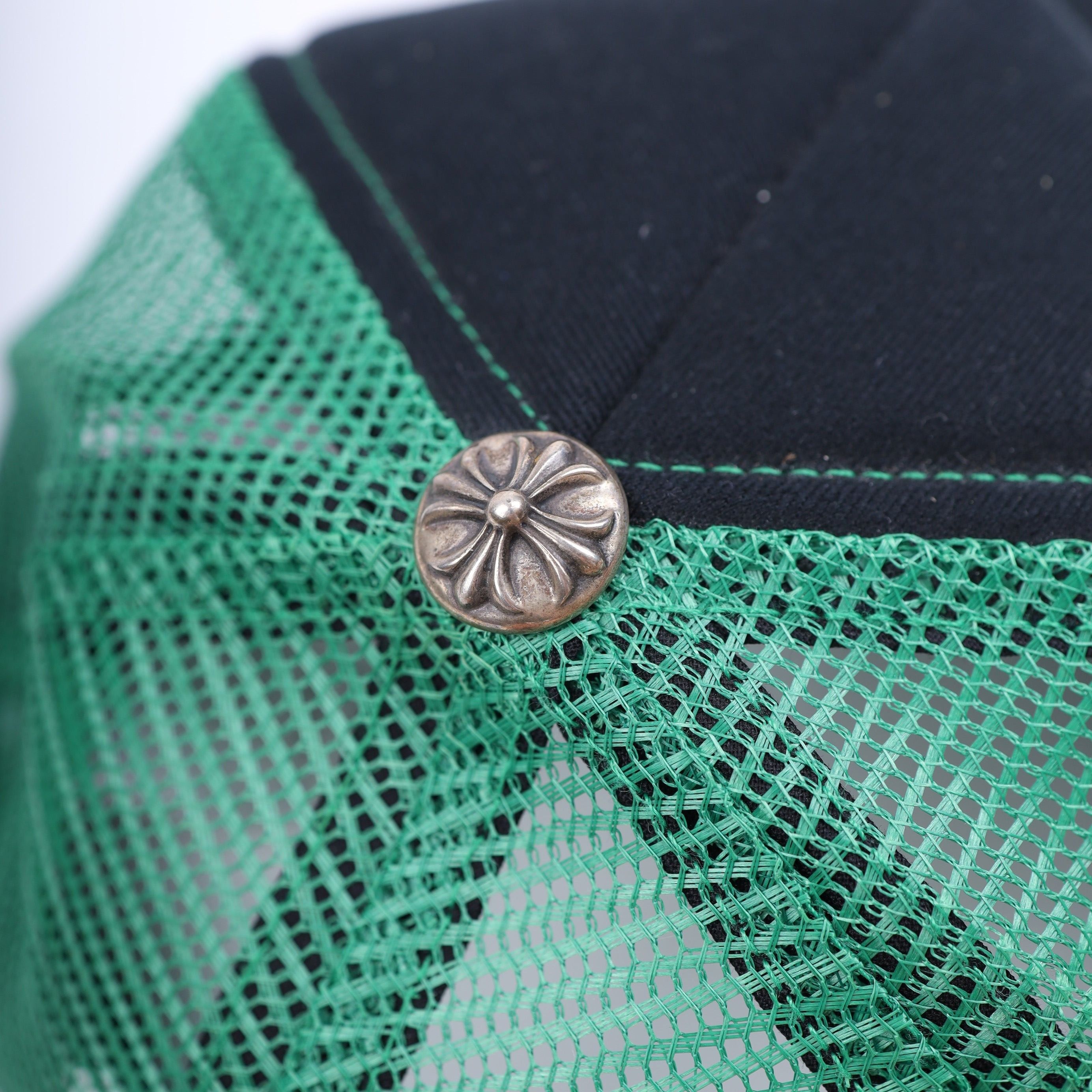 Chrome Hearts CHROME HEARTS GREEN HOLLYWOOD TRUCKER HAT Size ONE SIZE - 5 Thumbnail