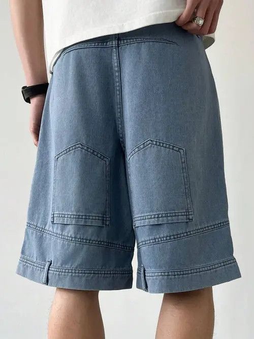 Jean Washed Designer vintage Unique jean shorts Size US 34 / EU 50 - 3 Thumbnail