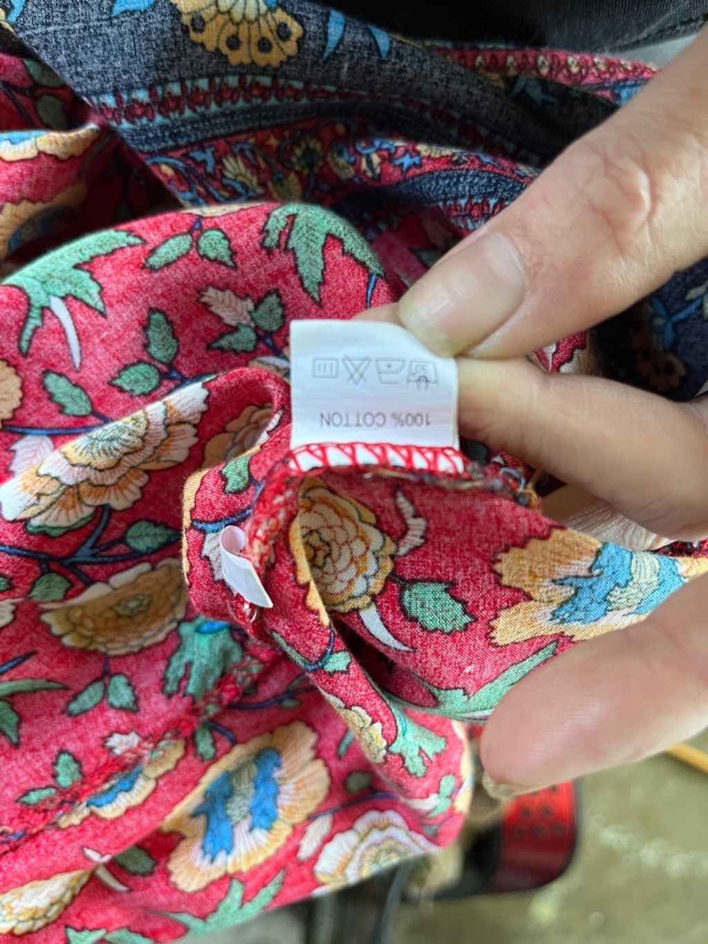 Unknown London Women's Unbranded Maxi Dress Size XL Red Floral Long Sleeve Size XL / US 12-14 / IT 48-50 - 6 Thumbnail