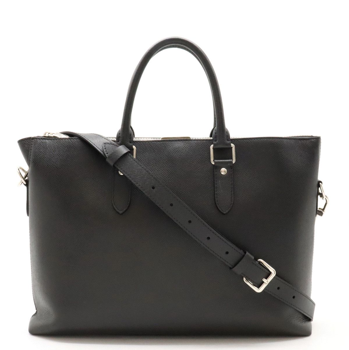 Louis Vuitton Louis Vuitton Louis Vuitton Taiga Anton Briefcase Black M33416 Leather Business Bag M33416 in Very Good Condition Size ONE SIZE - 1 Thumbnail