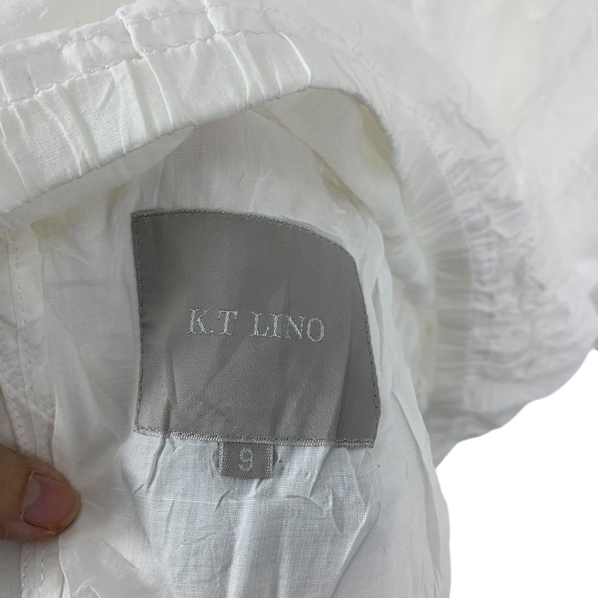 Vintage Vintage K.T LINO JAPAN Collection Linen Outdoor Jacket Size M / US 6-8 / IT 42-44 - 7 Thumbnail