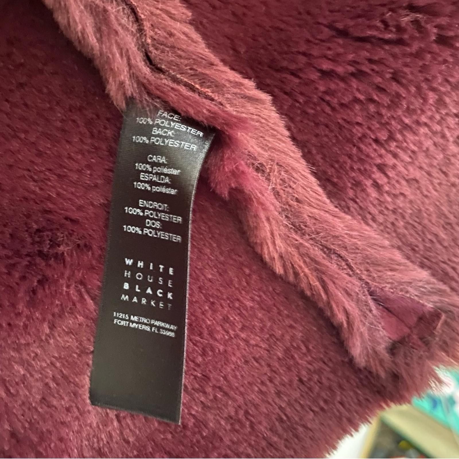 Other WHMB Shearling Vest in Cabernet Faux Suede and Faux Fur Size M / US 6-8 / IT 42-44 - 6 Thumbnail