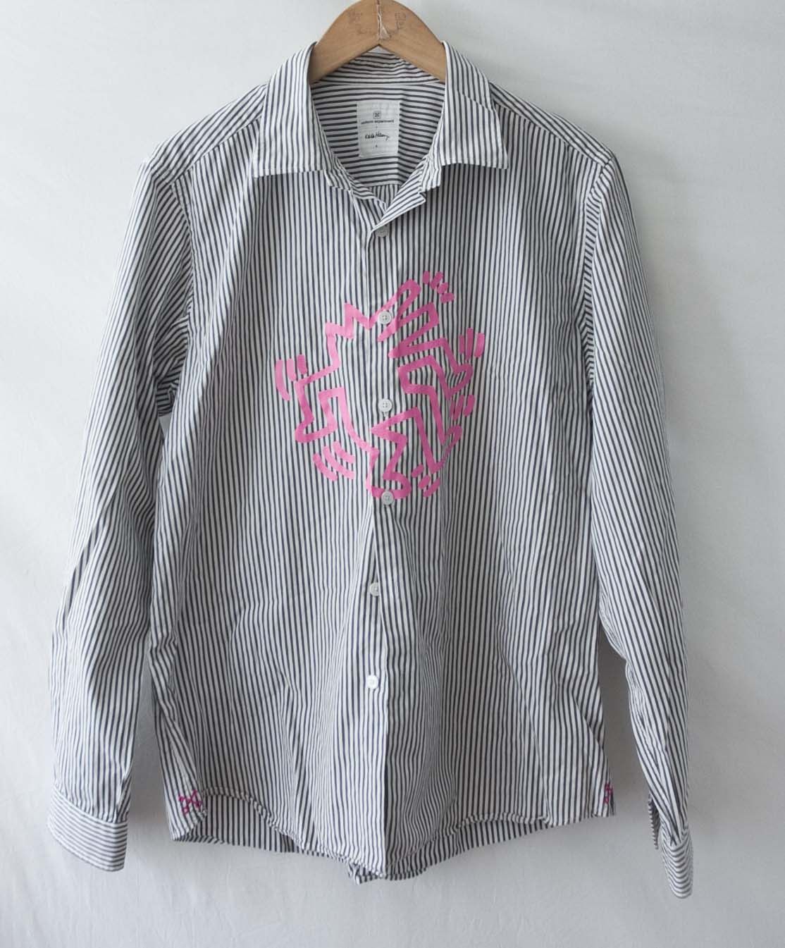 Japanese Brand Uniform Experiment Shirt Keith Haring Size 4/M Size US M / EU 48-50 / 2 - 2 Thumbnail
