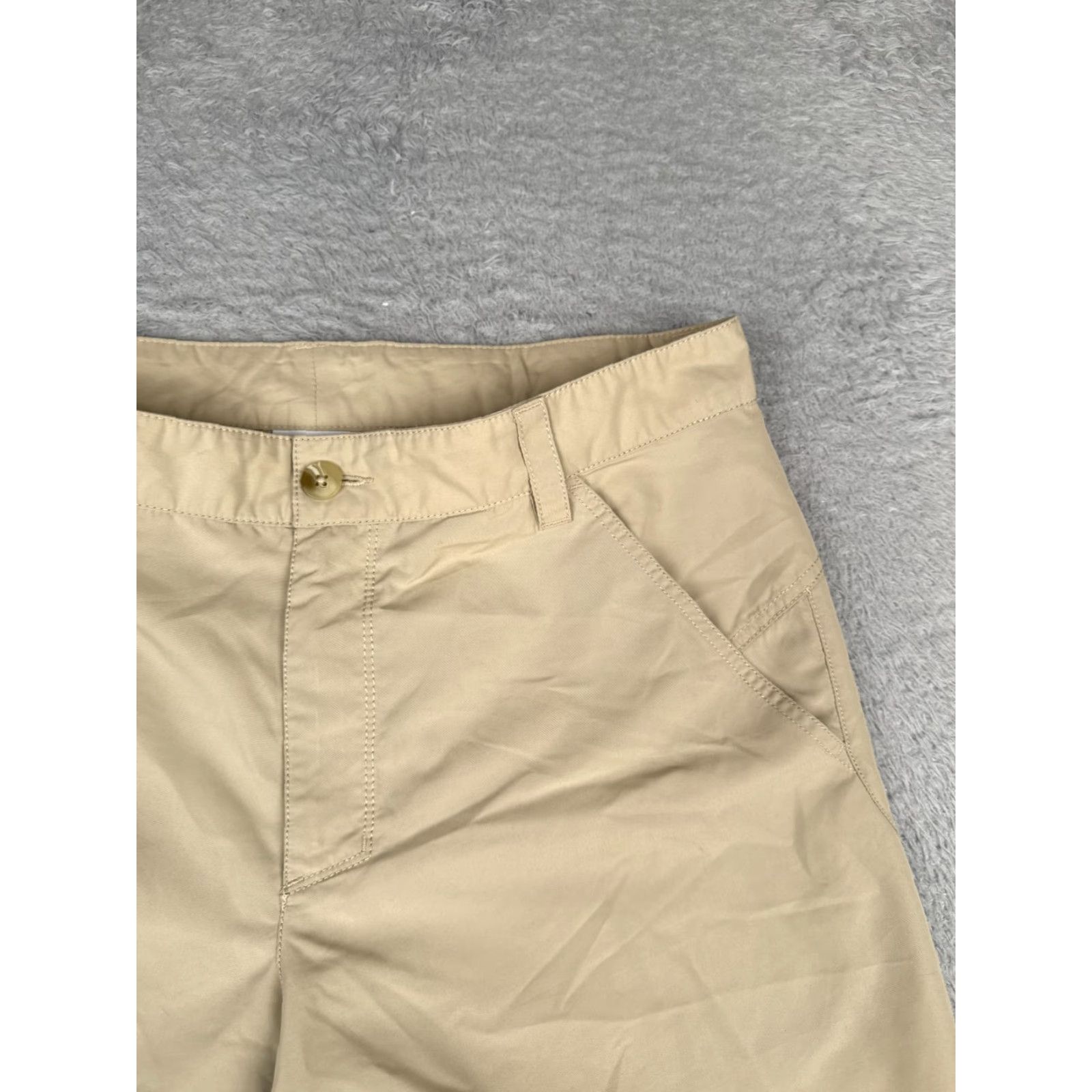 Vintage Columbia Men Shorts 34 Beige 100% Polyester Stretch Regular Fit Golf 34x10 Size US 34 / EU 50 - 5 Thumbnail