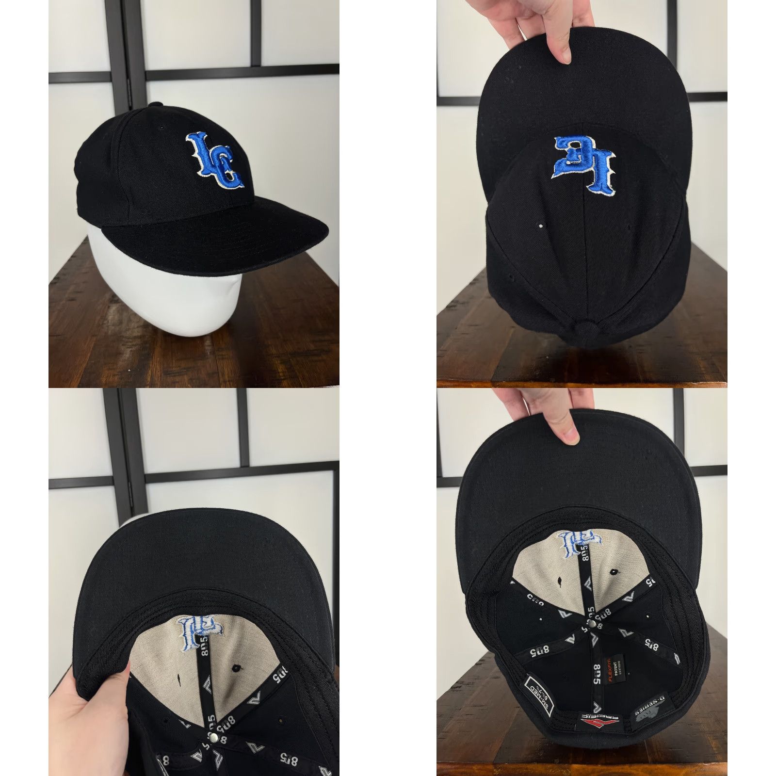 Vintage Lancers Hat Cap Pacific Headwear Baseball Cap 7 3/8 Black Poly Blend Men Adult Logo Twill Casual Vintage? No Size ONE SIZE - 8 Thumbnail