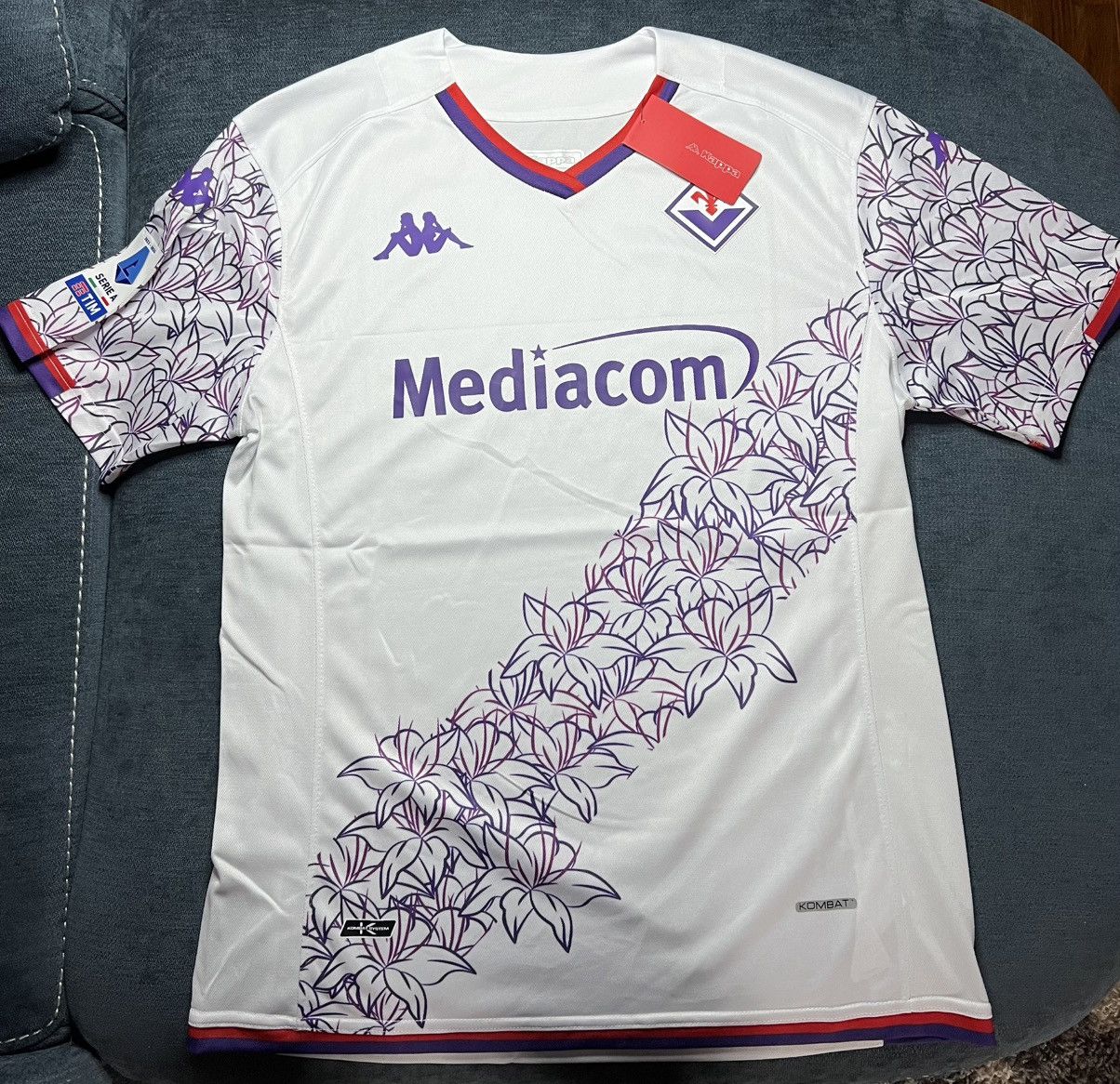 Kappa Fiorentina 23/24 Kappa Away Jersey Size US L / EU 52-54 / 3 - 1 Thumbnail