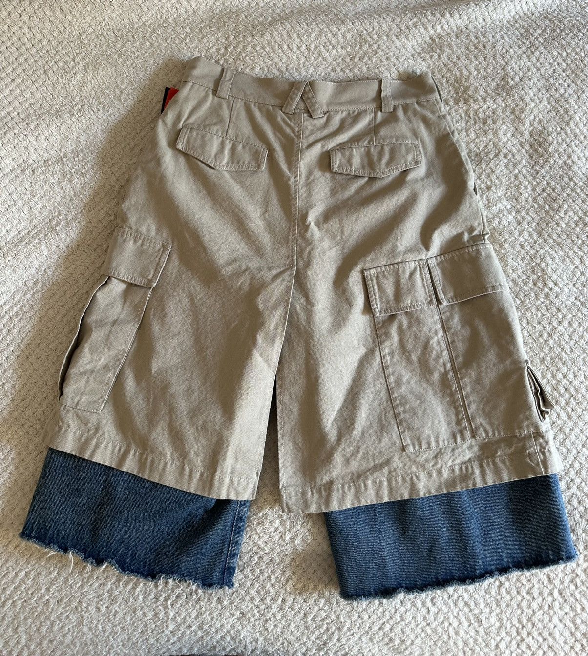 Ambush Design Ambush Wrap Cargo Shorts – Sesame / Navy – EU 48 Size US 32 / EU 48 - 2 Thumbnail