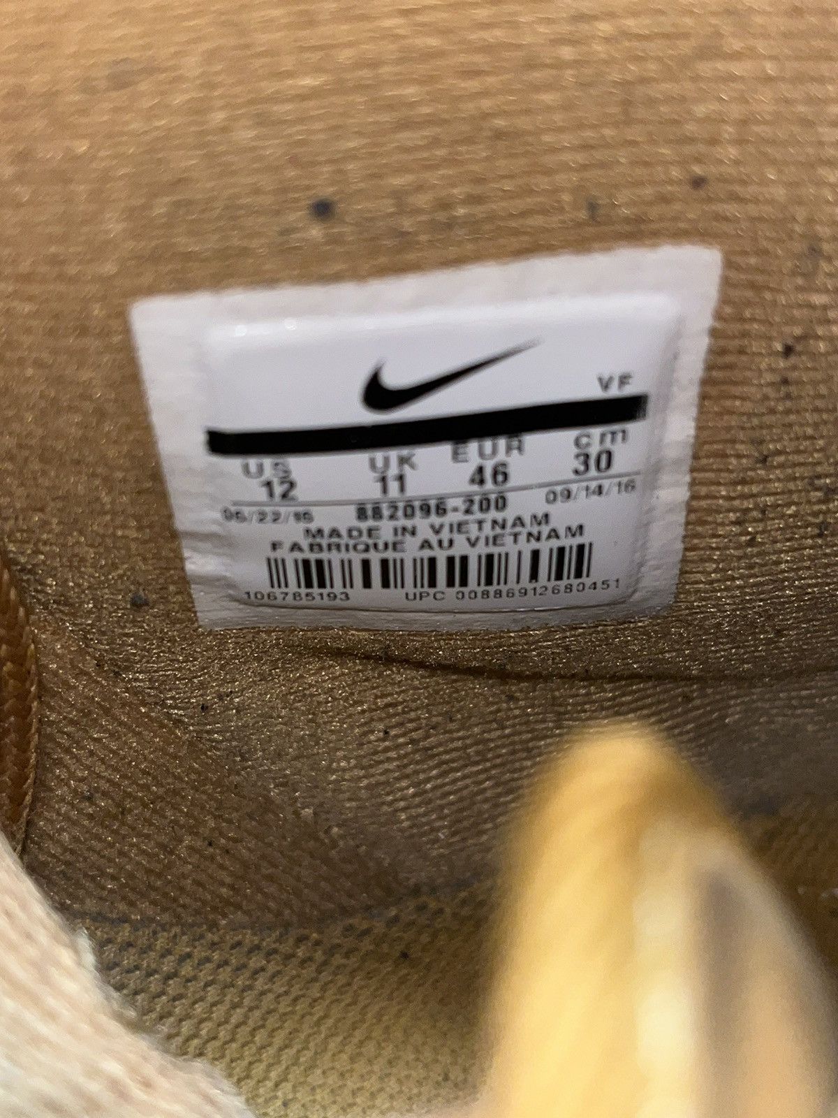 Nike Nike Air Force 1 High Wheat Size US 12 / EU 45 - 7 Thumbnail