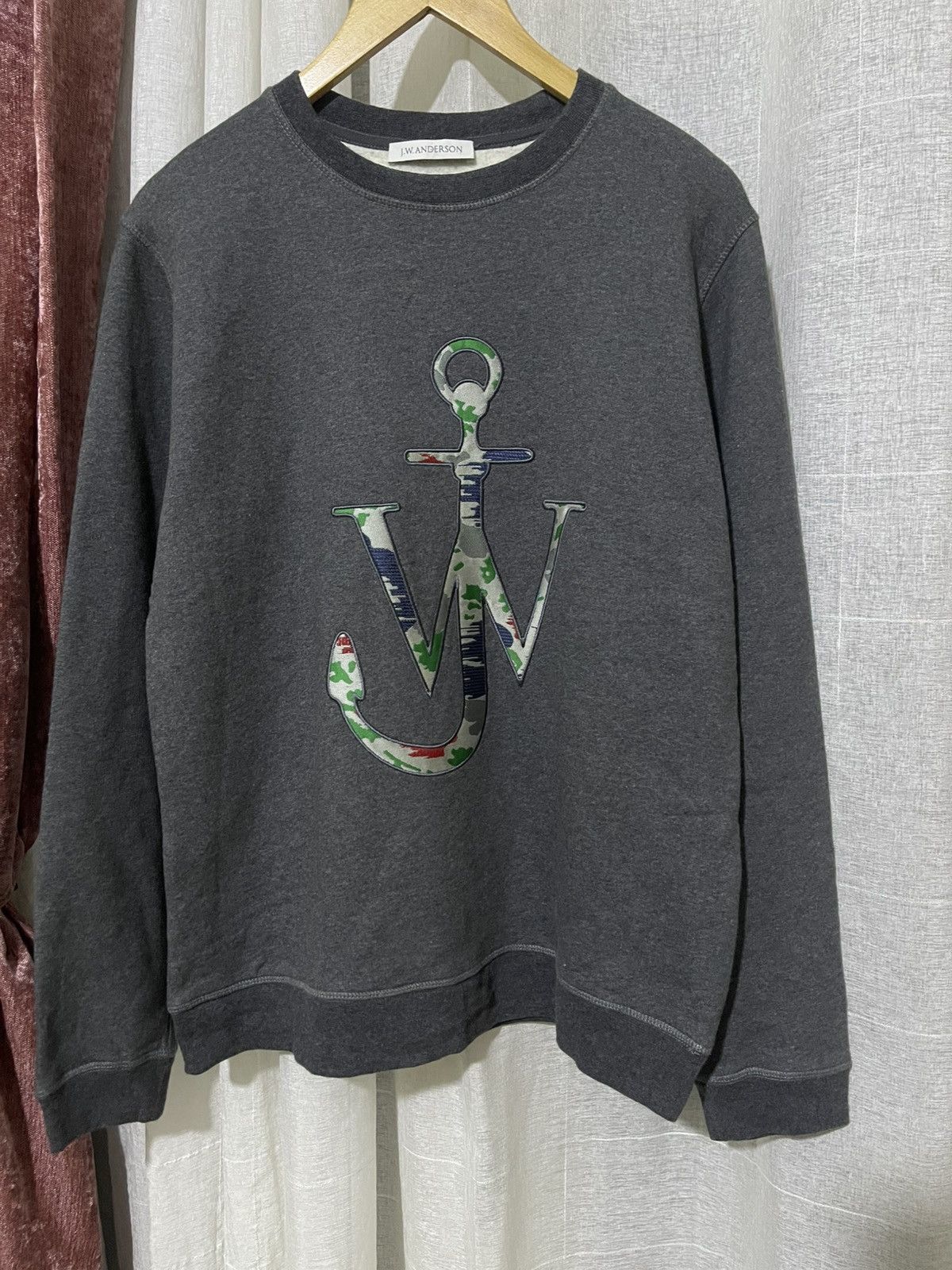 JW Anderson JW Anderson Mens Jacquard Embroidered Logo Sweatshirt Medium Size US M / EU 48-50 / 2 - 1 Thumbnail