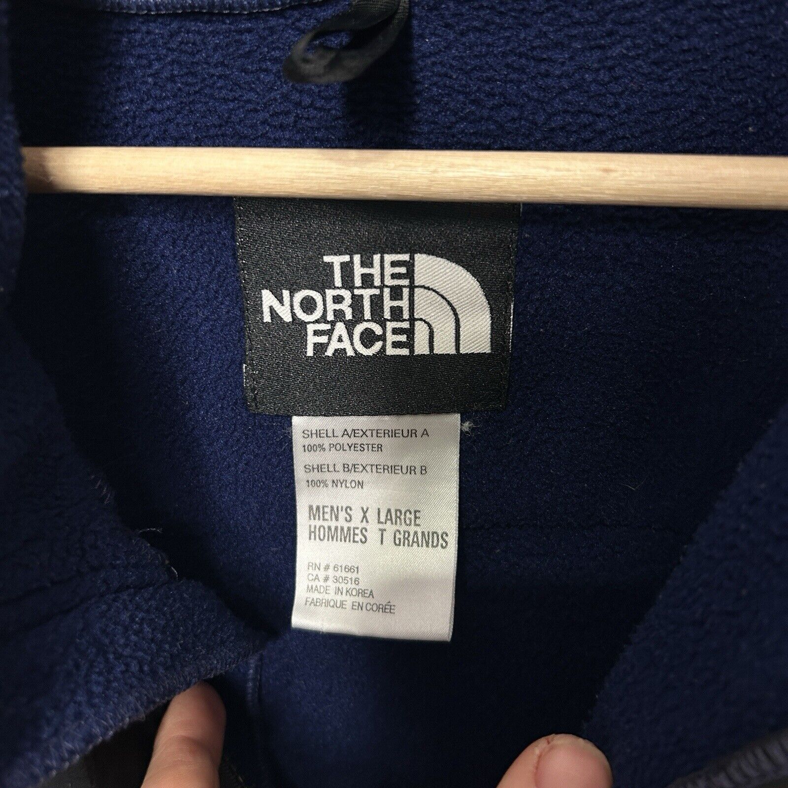 The North Face Vintage The North Face Denali Jacket “Royal Blue” Size US XL / EU 56 / 4 - 9 Thumbnail