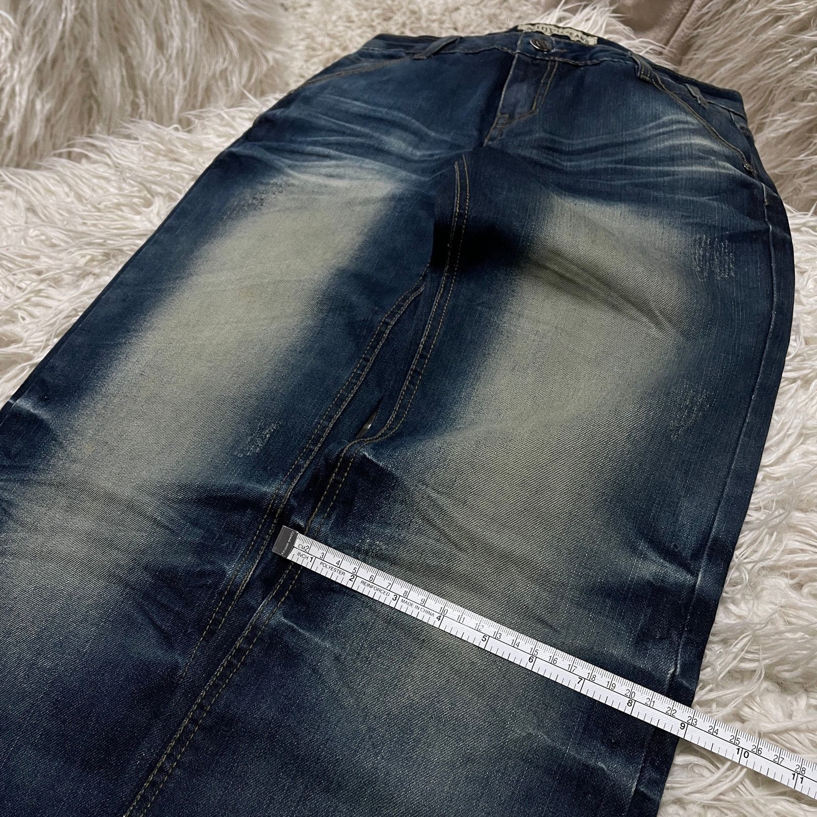 Hysteric Glamour × Japanese Brand × Vintage Vintage Japanese Brand Faded Low-rise Bootcut Denim Jeans Size US 30 / EU 46 - 17 Thumbnail