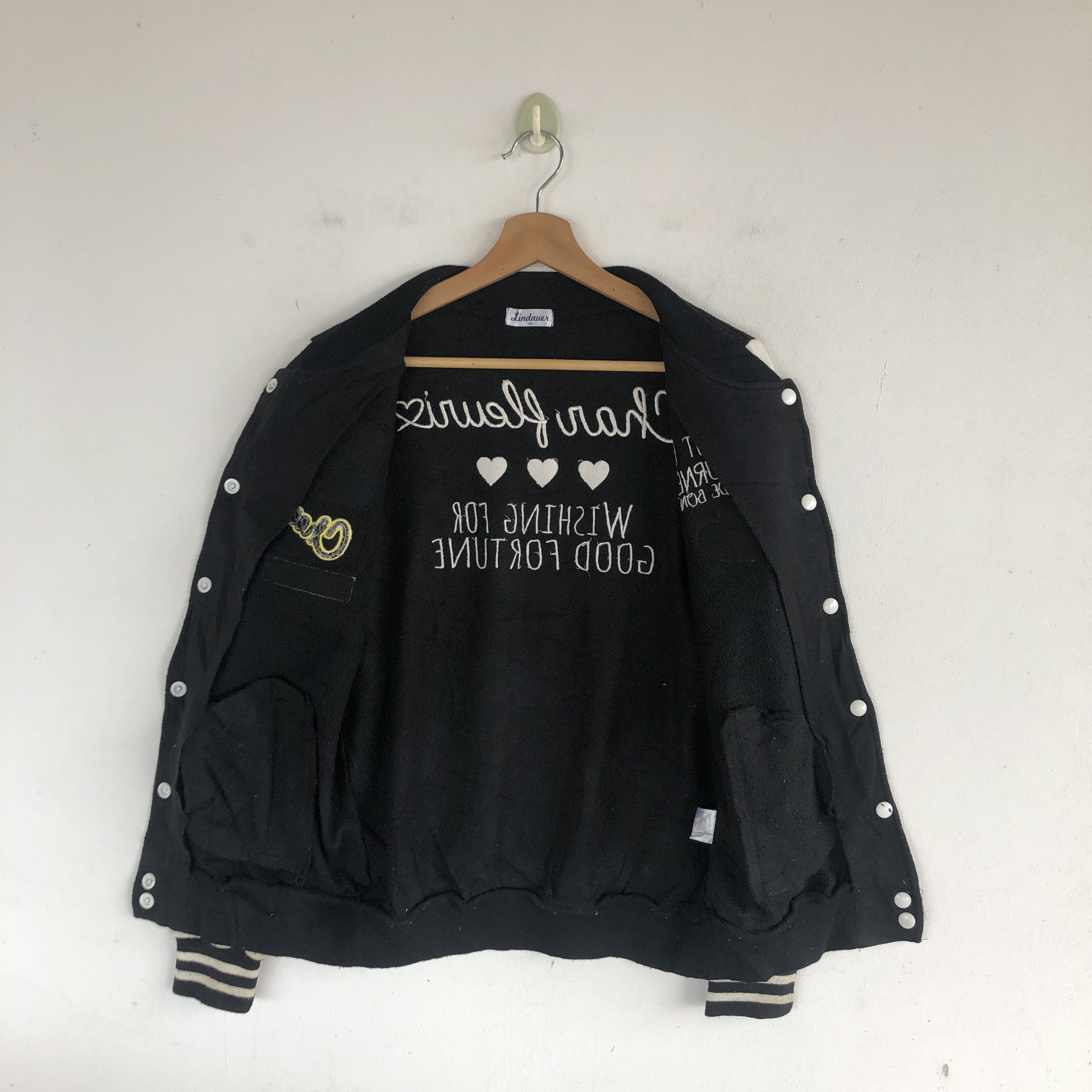 Japanese Brand × Vintage Vintage Japanese Harajuku Varsity Sweater Button Sweatshirt Size S / US 4 / IT 40 - 8 Thumbnail