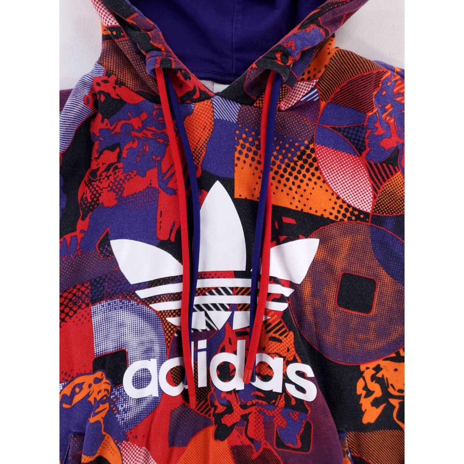 Adidas Adidas Hoodie Lunar New Year OX AOP Orange Purple Red Long Sleeve Mens M Multicolor Pullover Size US M / EU 48-50 / 2 - 3 Thumbnail