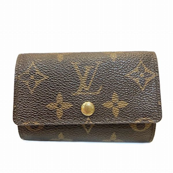Louis Vuitton Louis Vuitton Louis Vuitton Monogram Key Case M62630 Canvas Key Holder M62630 in Good Condition Size ONE SIZE - 1 Thumbnail