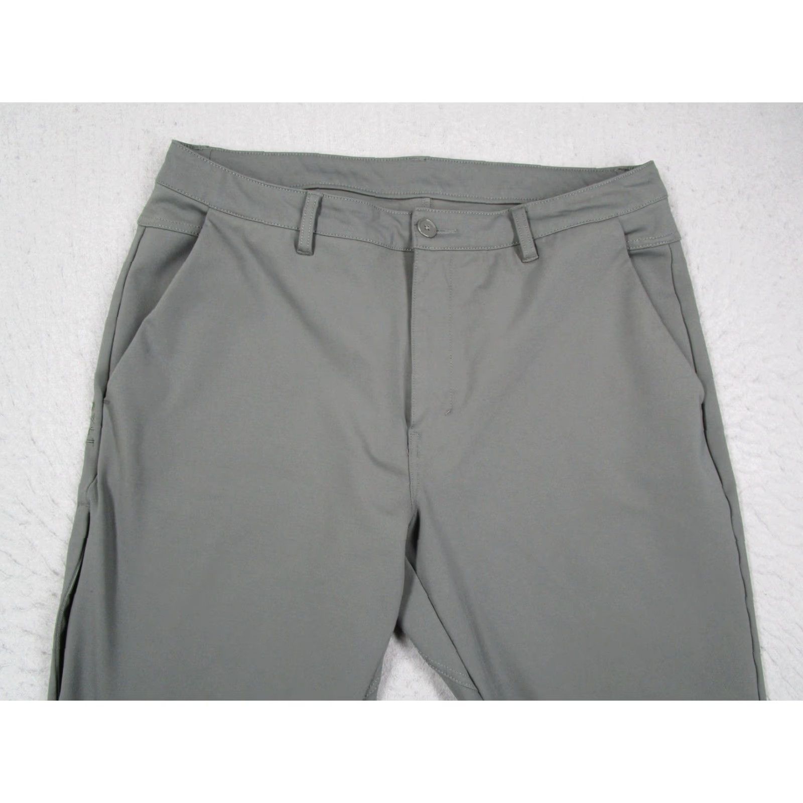 Vintage BYLT Everyday Pant 2.0 Slim Fit Mens 38 Gray Chino Pants Casual Performance 5-Pocket Stretch Size US 38 / EU 54 - 2 Thumbnail