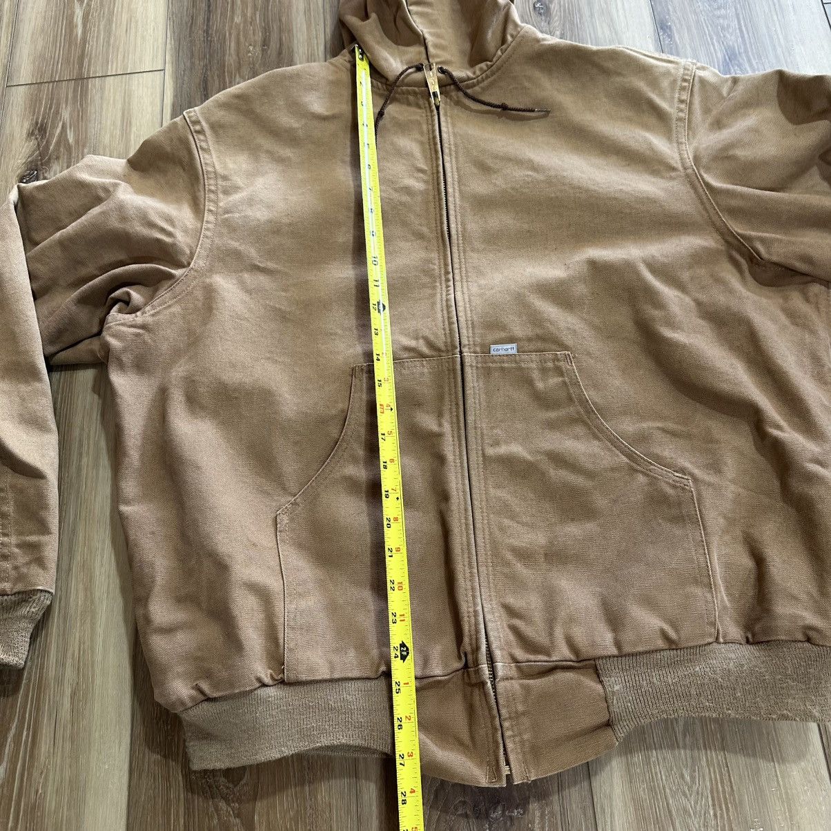 Carhartt Vintage 90s Carhartt JR116 Made in USA Thermal Hooded Jacket Size US XL / EU 56 / 4 - 8 Thumbnail