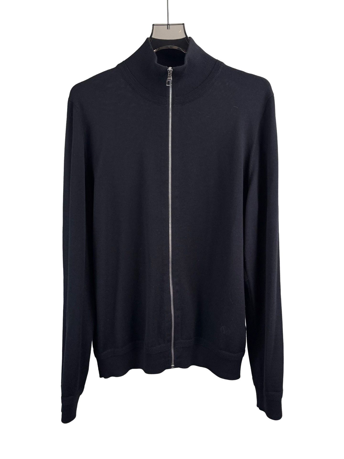 Louis Vuitton Louis Vuitton Logo Zip-Up Knit Jacket XL Size US XL / EU 56 / 4 - 1 Thumbnail
