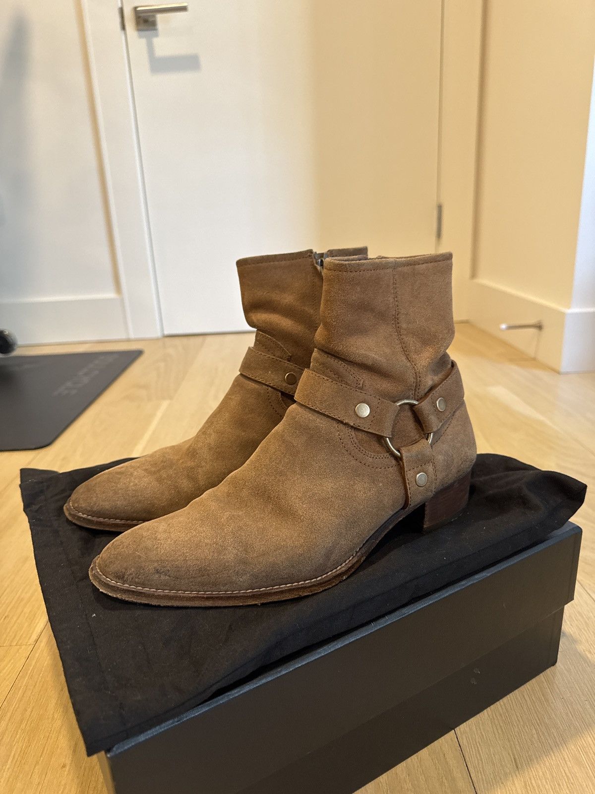 Yves Saint Laurent Wyatt chocolate brown Size US 9.5 / EU 42-43 - 2 Thumbnail