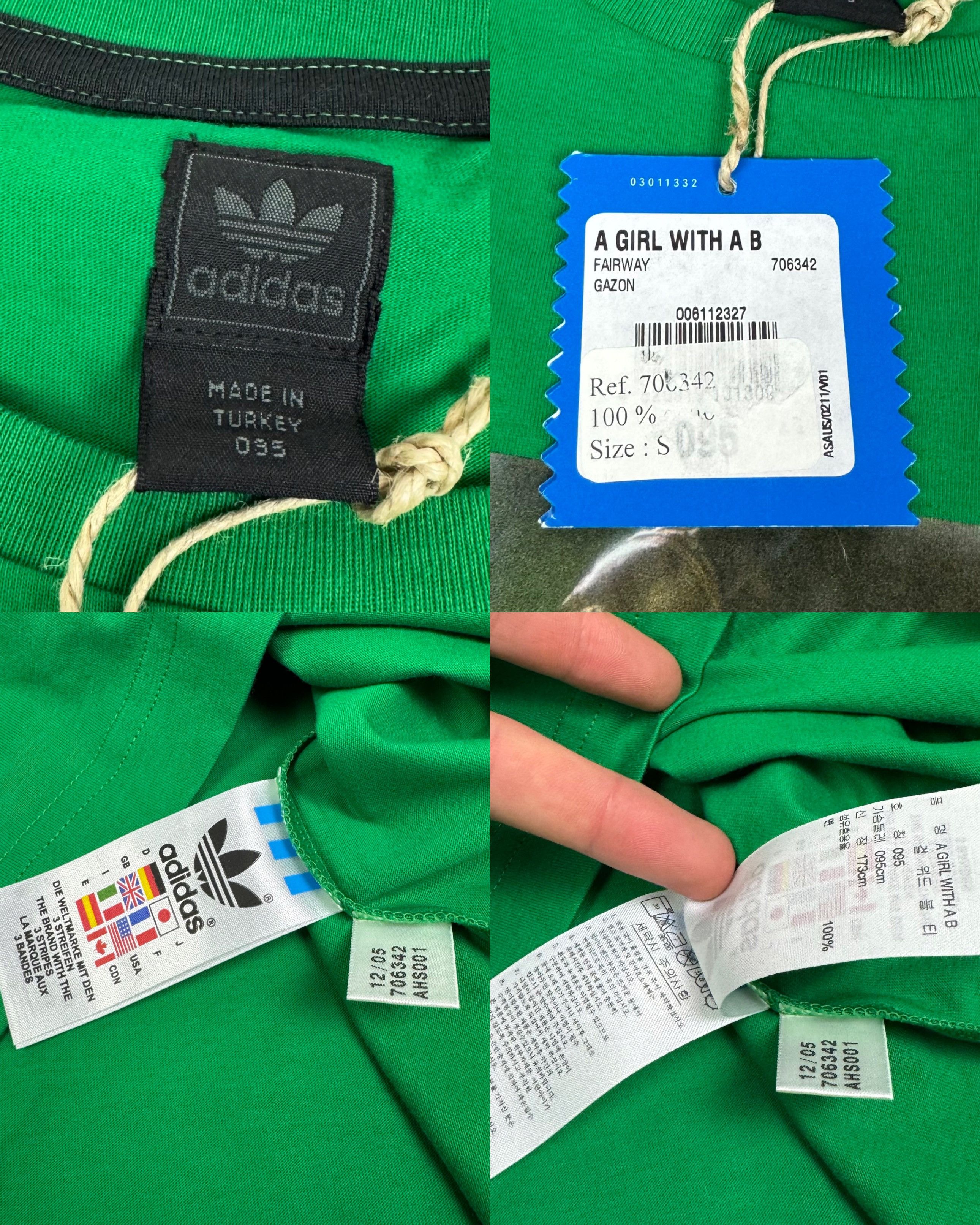 Adidas Adidas mens A Girl with AB Fairway Gazon Graphic T-Shirt S Size US S / EU 44-46 / 1 - 6 Thumbnail