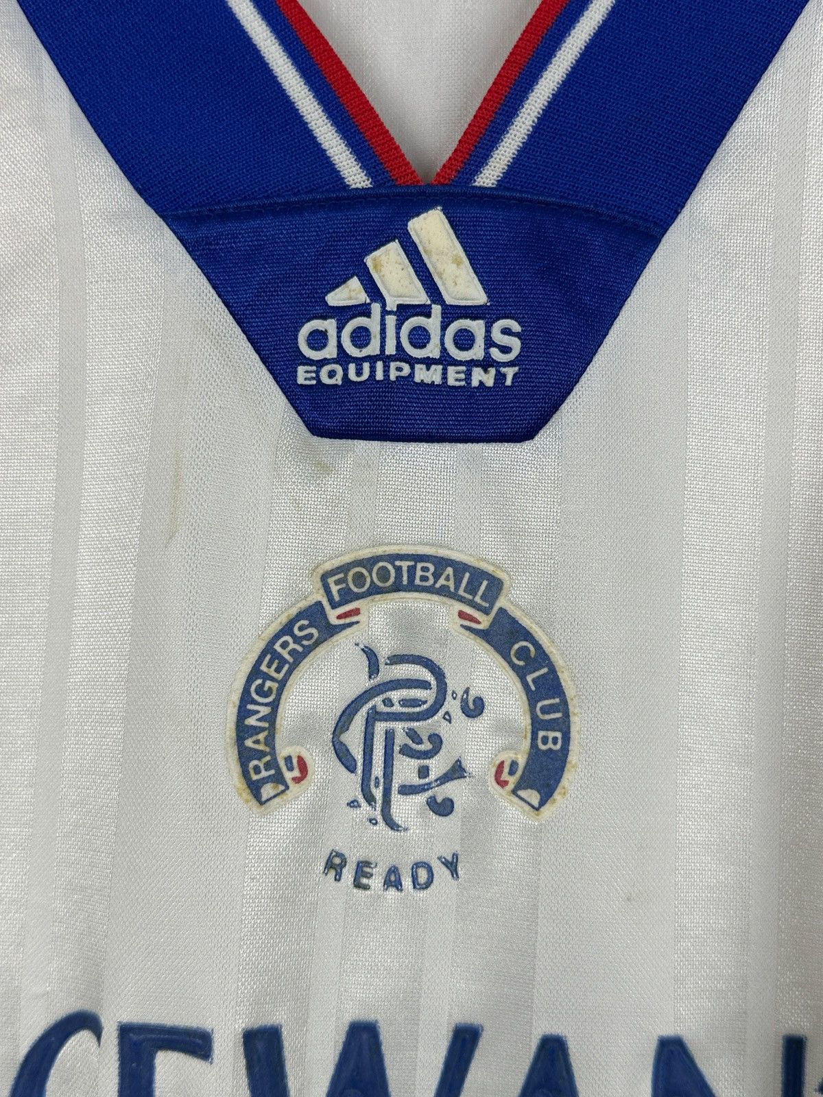 Adidas Vintage 1992/93 Adidas Glasgow Rangers Away Jersey Size US L / EU 52-54 / 3 - 8 Thumbnail
