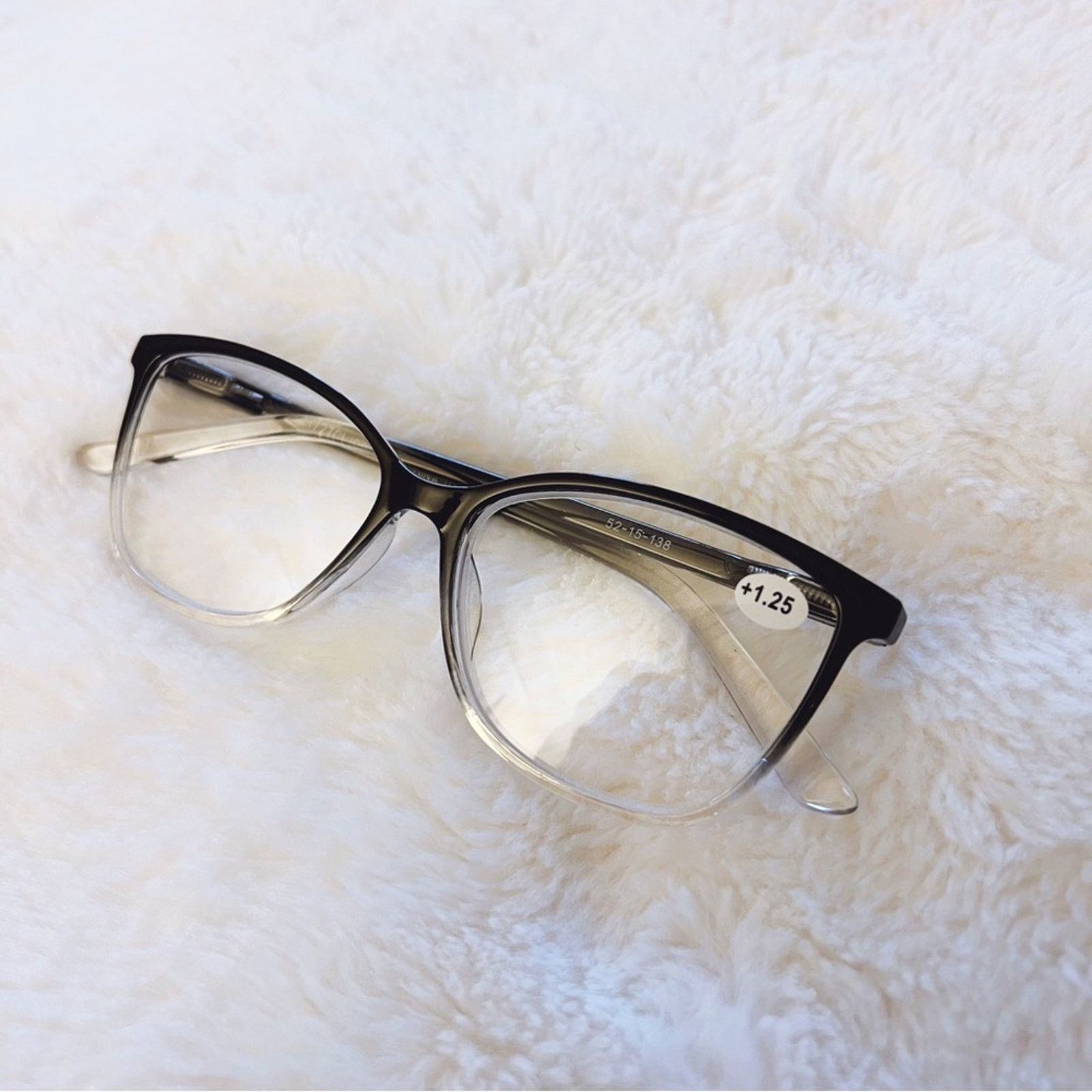 Other Eli Clear & Black Two Tone Reader Glasses Size ONE SIZE - 13 Thumbnail
