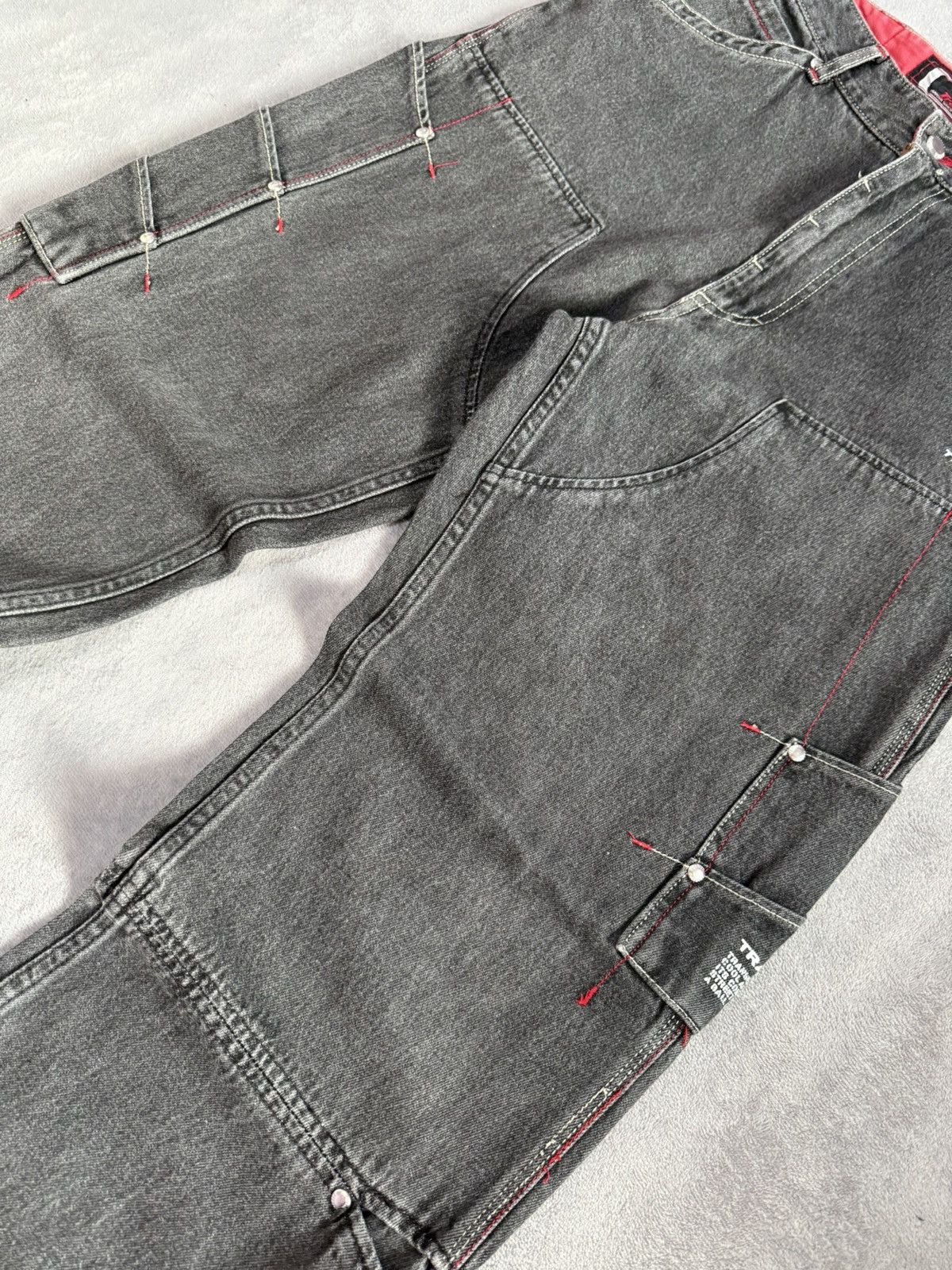 JNCO × Southpole Y2K Transer Double Knee Skate Baggy Jeans Size US 30 / EU 46 - 7 Thumbnail