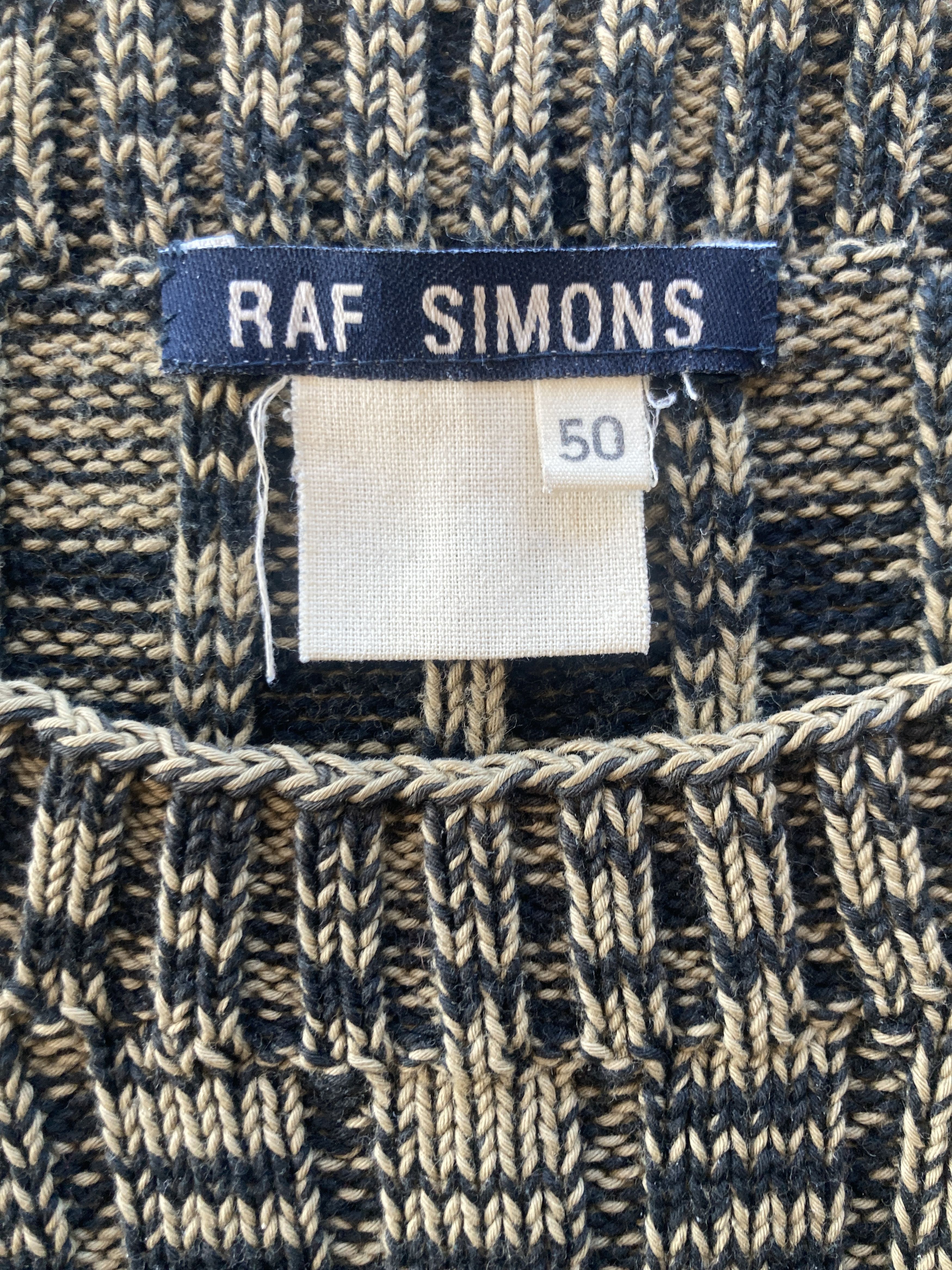 Raf Simons Patterned Sweater, Pre-1998 Size US S / EU 44-46 / 1 - 3 Thumbnail