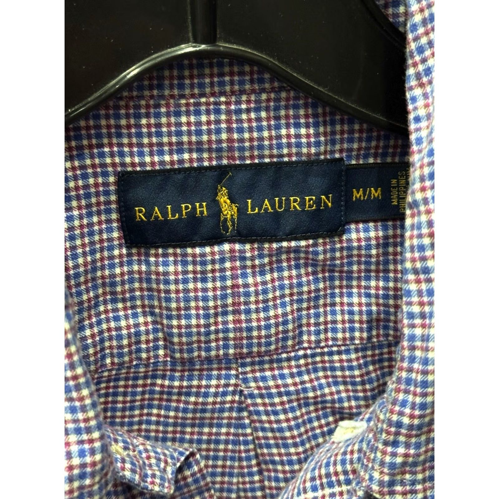 Ralph Lauren Ralph Lauren Plaid LONG SLEEVE SHIRT Medium M Mens Size US M / EU 48-50 / 2 - 6 Thumbnail